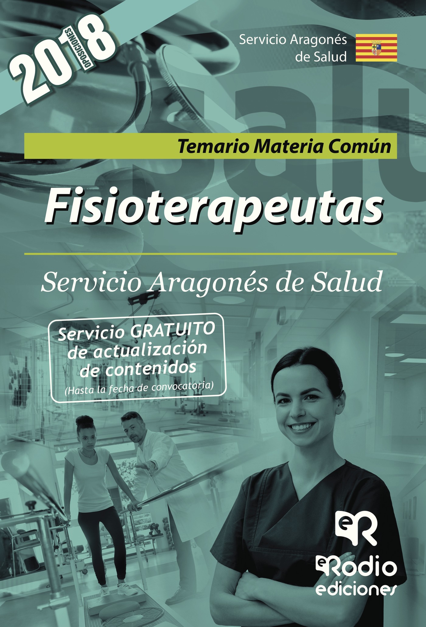 Portada de Fisioterapeutas. Servicio Aragonés de Salud. Temario Materia Común