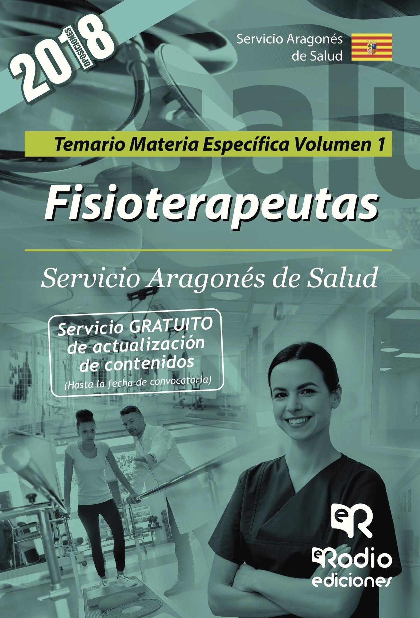 Portada de Fisioterapeutas. Servicio Aragonés de Salud. Temario Materia Específica Volumen 1