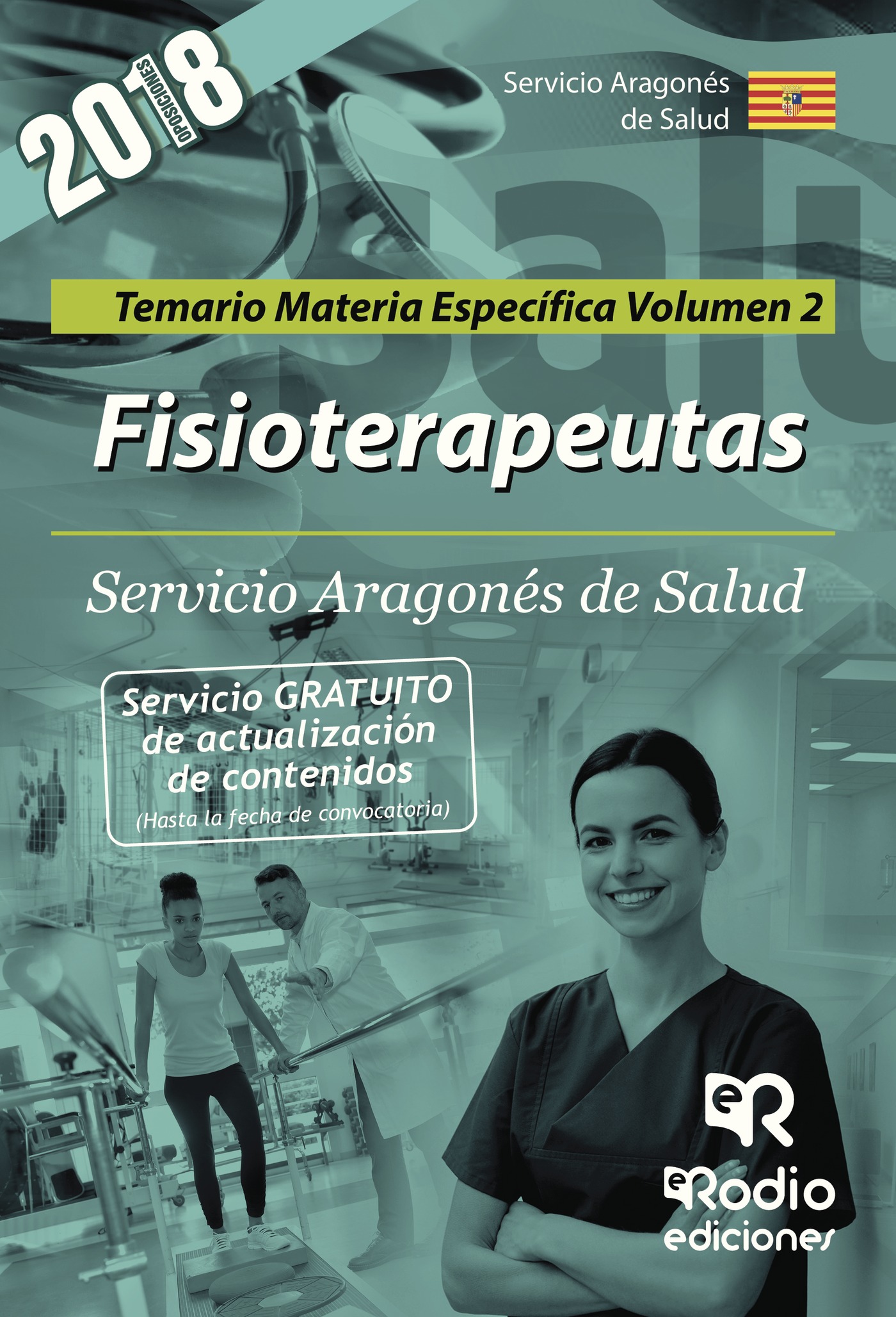 Portada de Fisioterapeutas. Servicio Aragonés de Salud. Temario Materia Específica Volumen 2