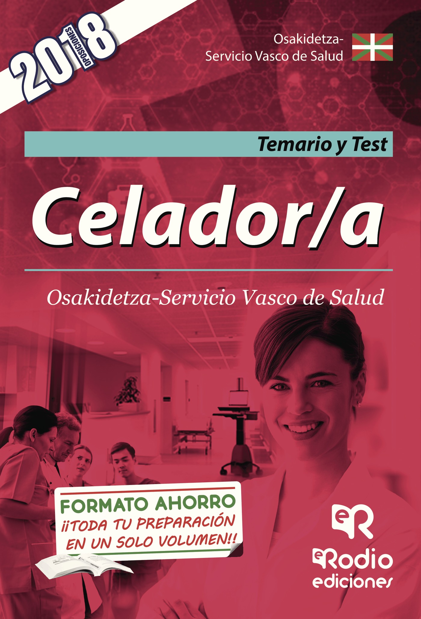 Portada de Celador/a. Osakidetza - Servicio Vasco de Salud. Temario y test · Varios autores