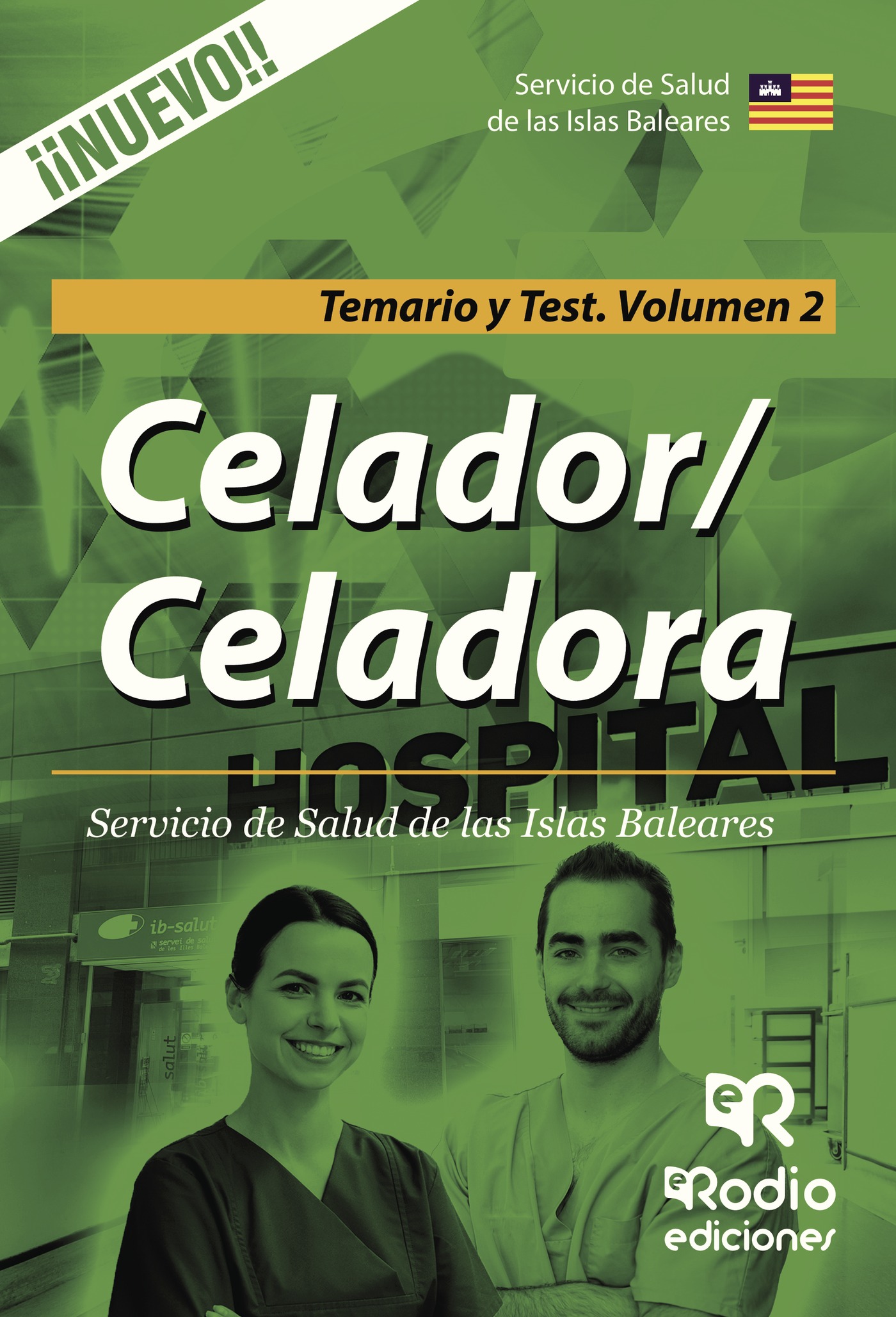 Portada de Celador/Celadora. Servicio de Salud de las Islas Baleares. Temario y Test. Volumen 2