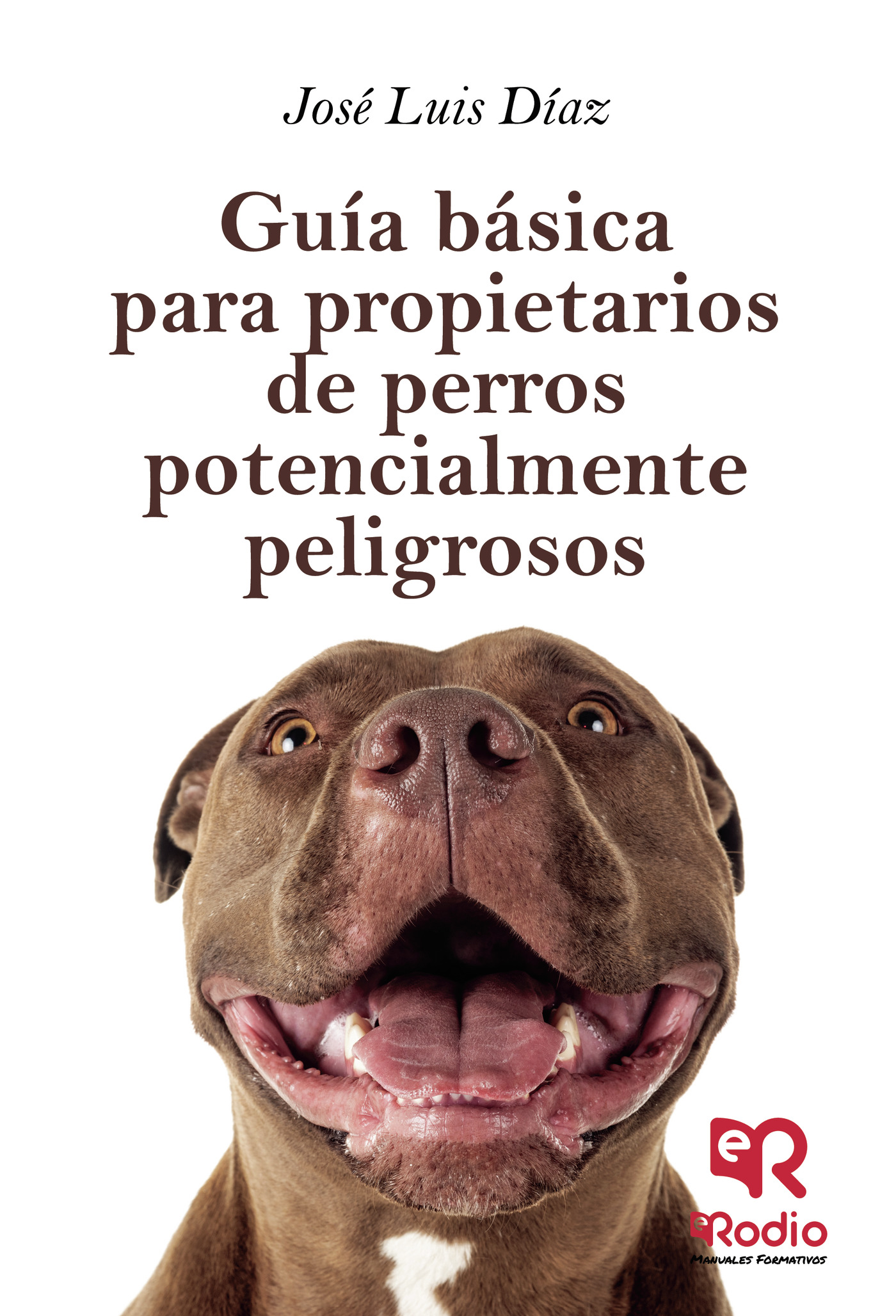 Portada de Guía Básica para propietarios de perros potencialmente peligrosos