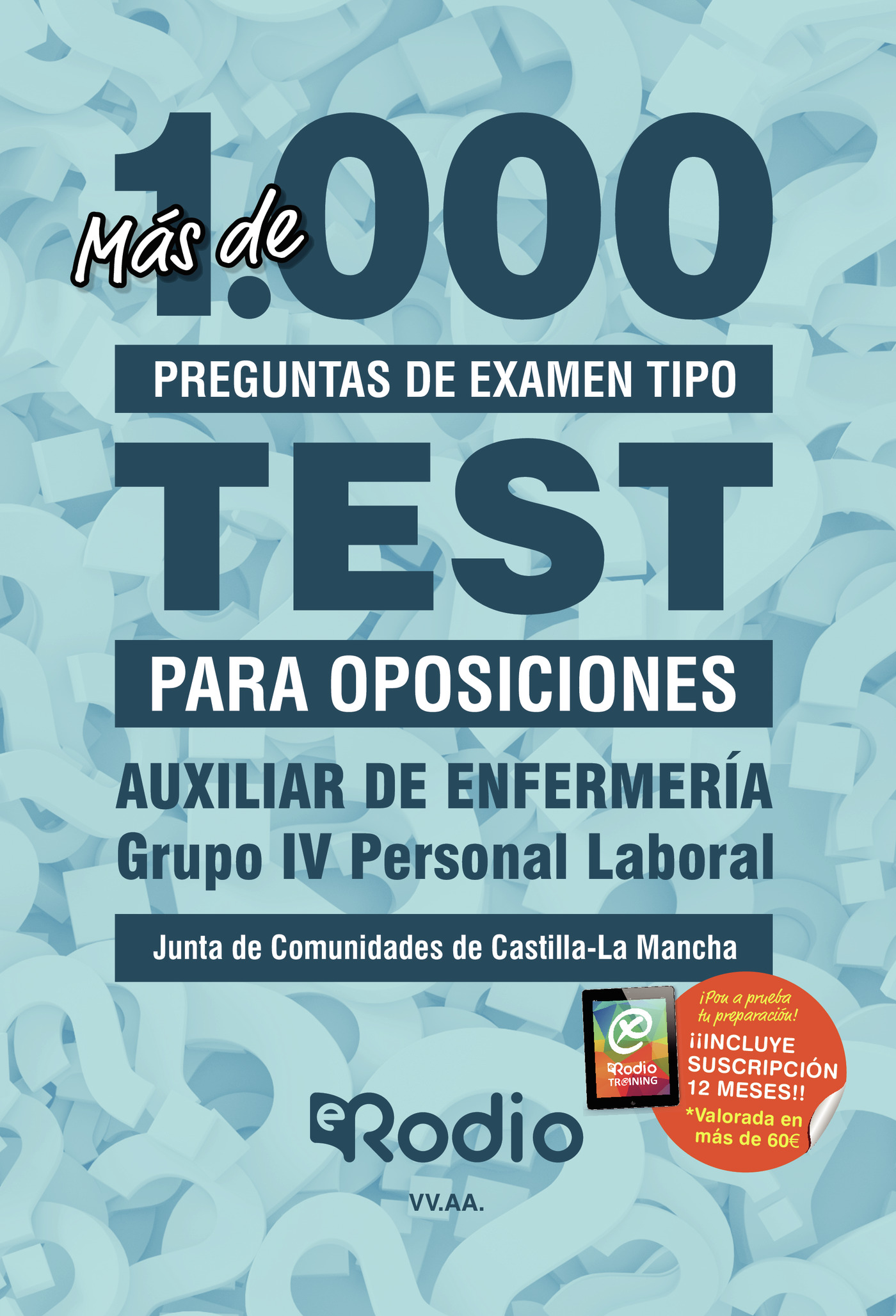 Portada de Auxiliar de Enfermería. Grupo IV. Personal Laboral. Junta de Comunidades de Castilla-La Mancha