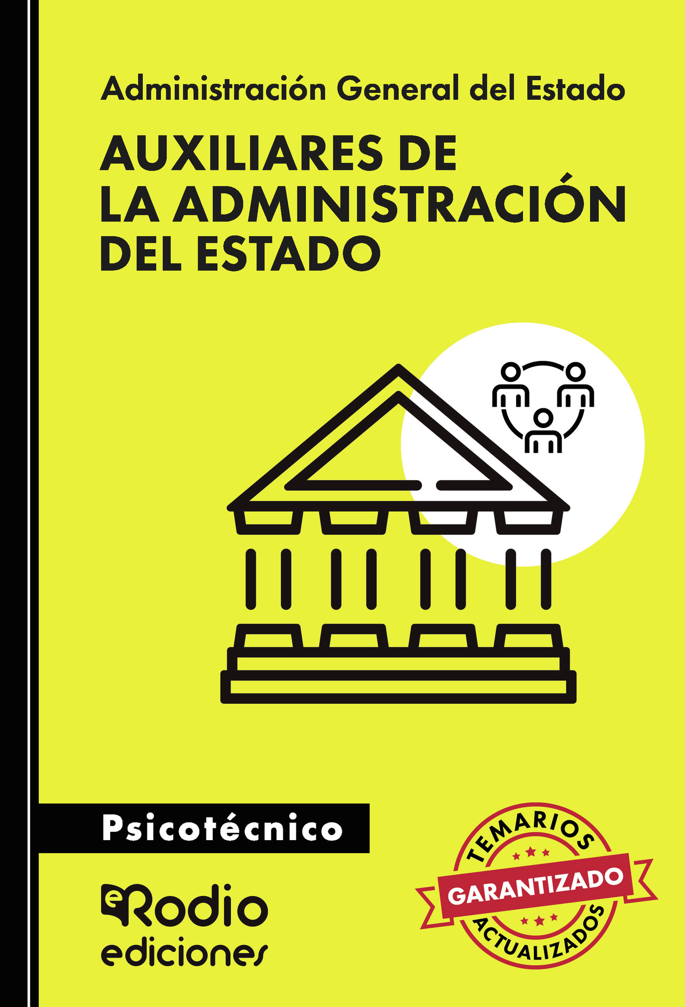 Portada de Auxiliares de la Administración del Estado. Psicotécnico