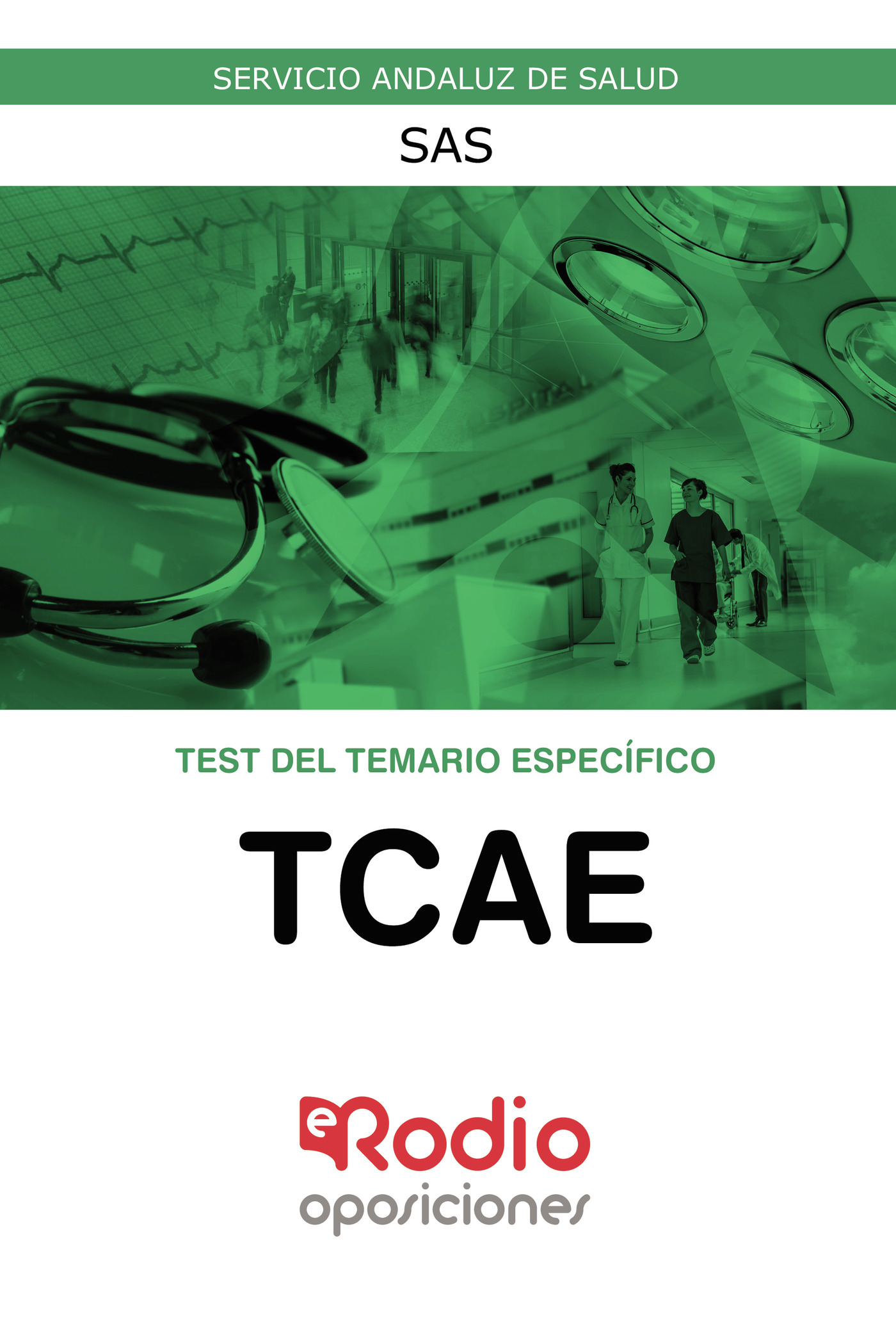 Portada de SAS 2024. TCAE del Servicio Andaluz de Salud. Test del temario específico · Varios autores