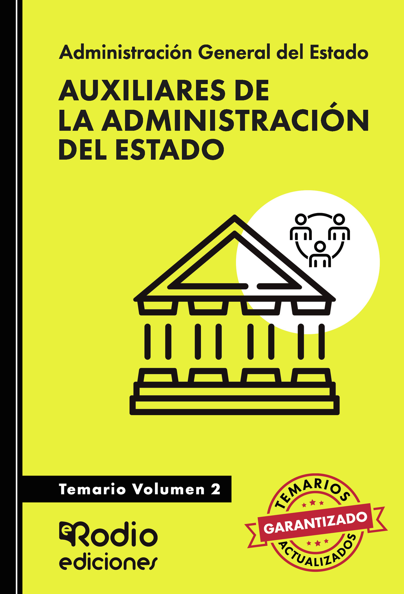 Portada de Auxiliares de la Administración del Estado. Temario Volumen 2
