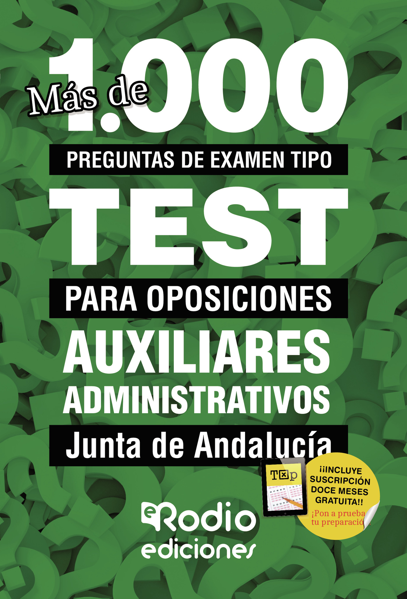 Portada de Auxiliares Administrativos. Junta de Andalucía