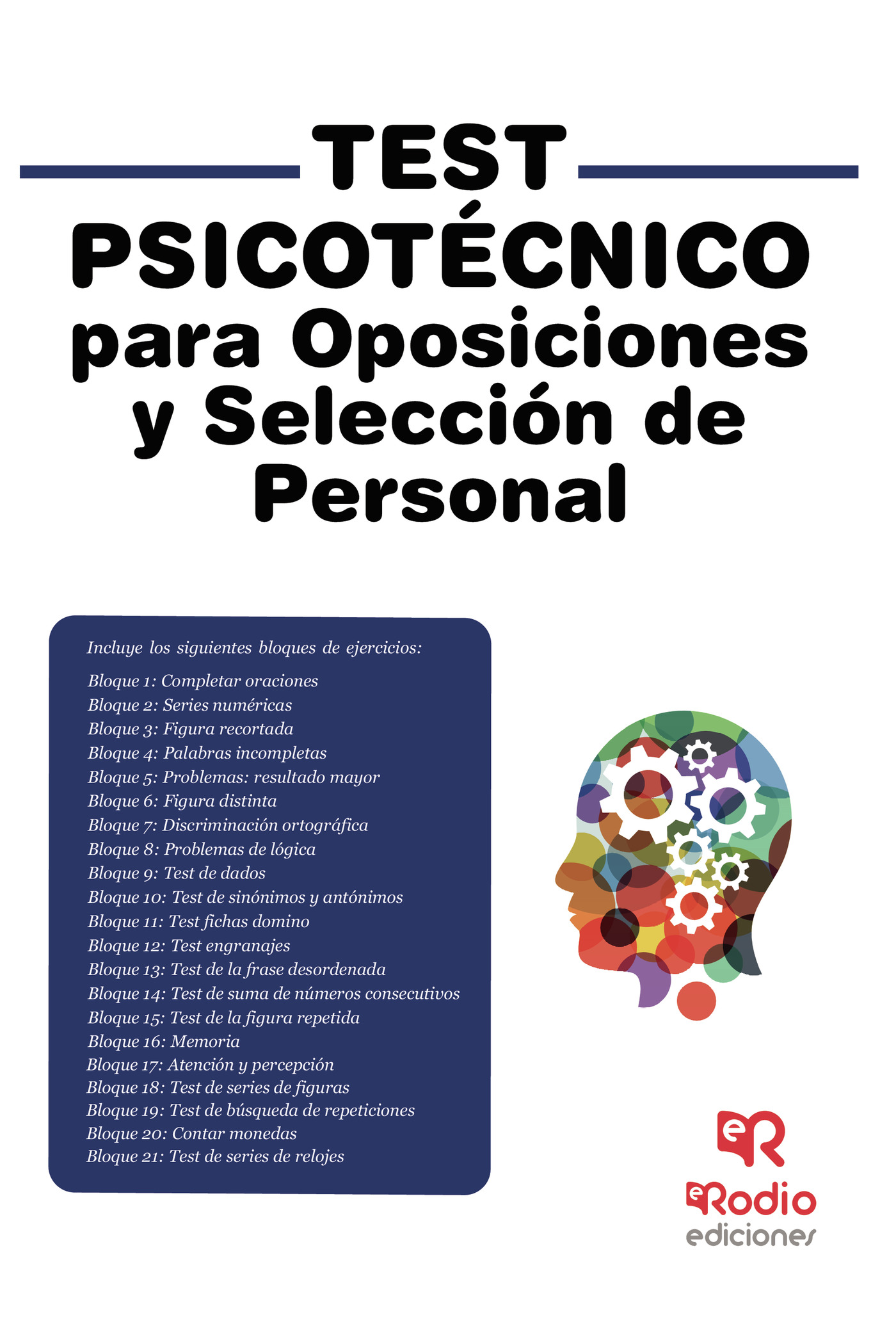 Portada de Test Psicotécnico para Oposiciones y Selección de Personal