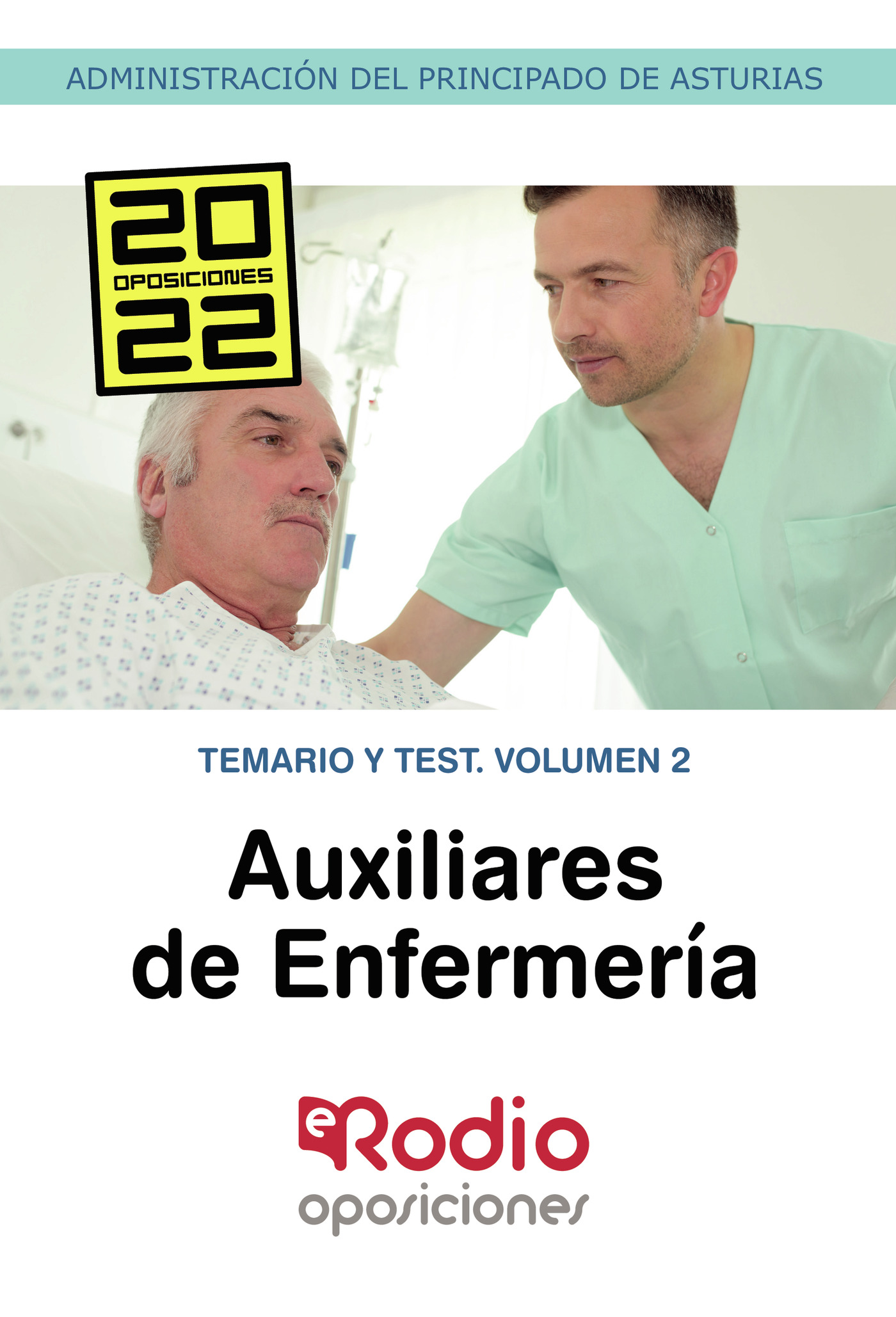Portada de Auxiliares de Enfermería de la Administración del Principado de Asturias. Temario y test. Volumen 2