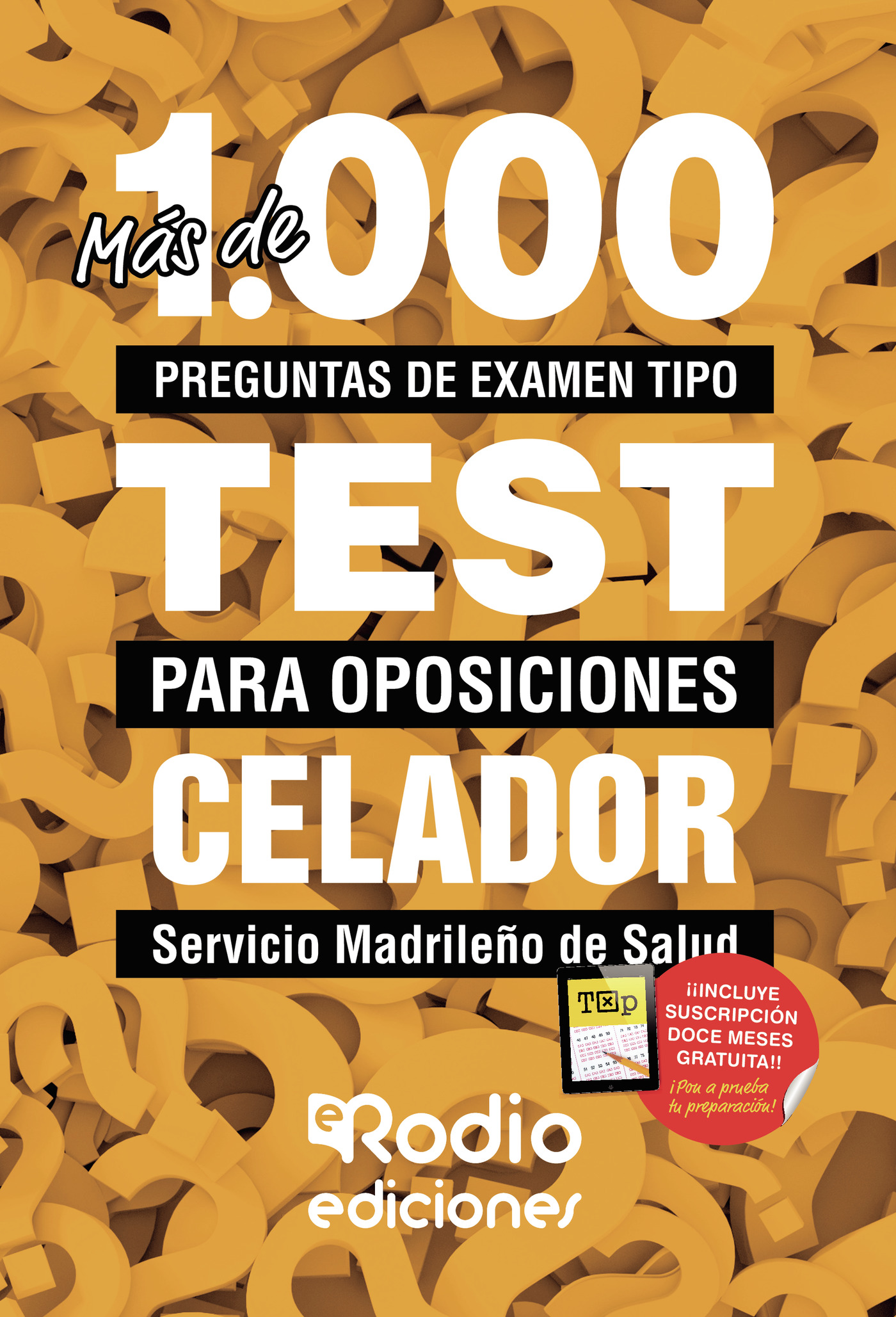 Portada de Celador. Servicio Madrileño de Salud