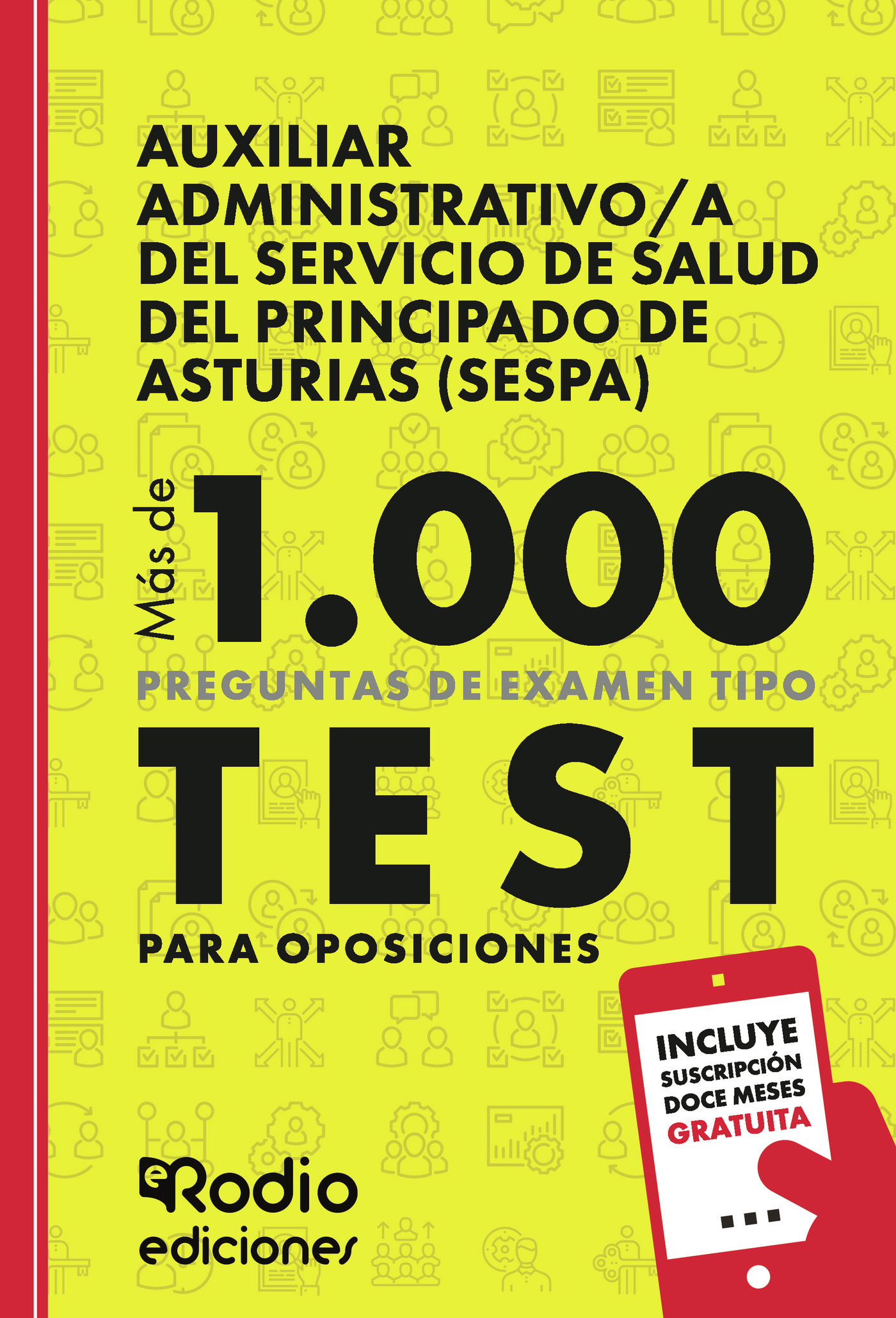 Portada de Auxiliar Administrativo/a del Servicio de Salud del Principado de Asturias (SESPA)