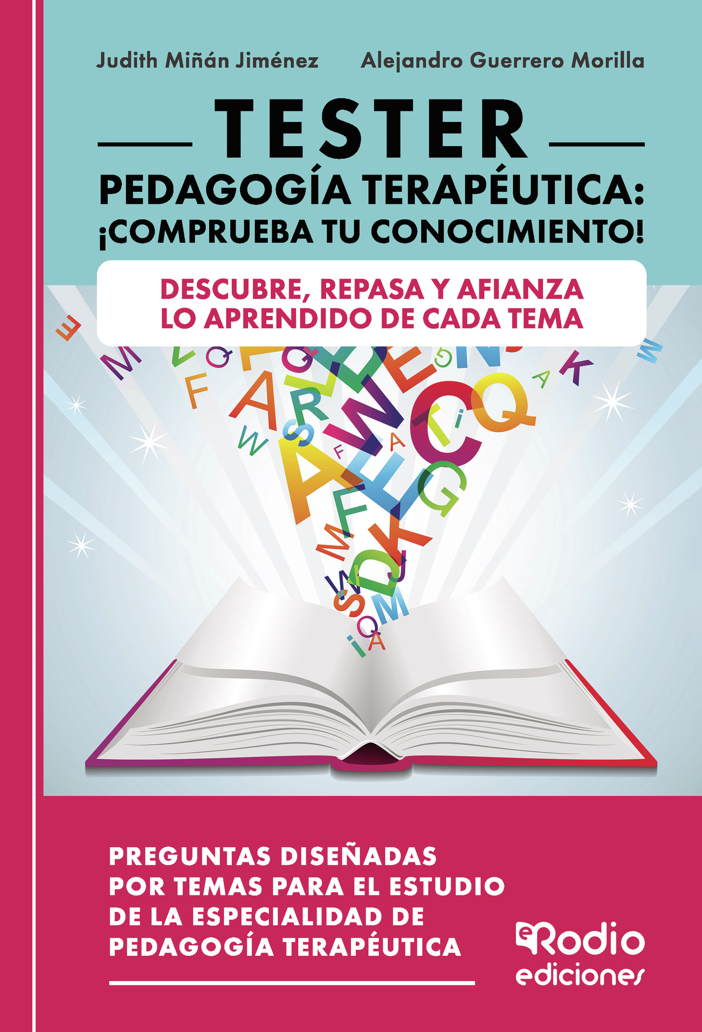 Portada de TESTER Pedagogía Terapéutica: ¡Comprueba Tu Conocimiento! · Judith Miñán Jiménez