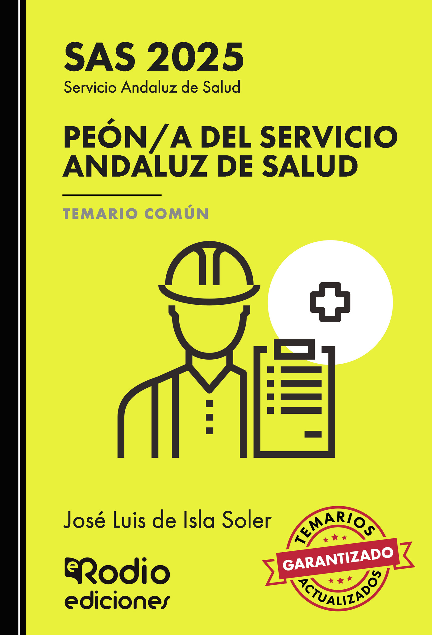 Portada de Peón/a del Servicio Andaluz de Salud. Temario Común. SAS
