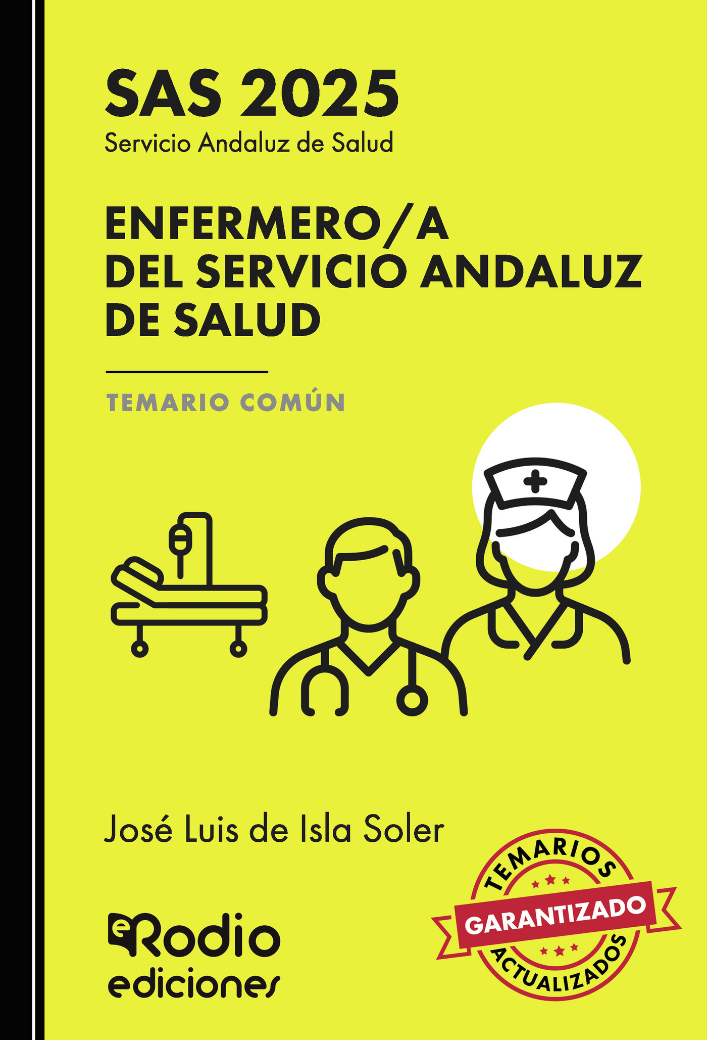 Portada de Enfermero/a del Servicio Andaluz de Salud. Temario Común. SAS 2025