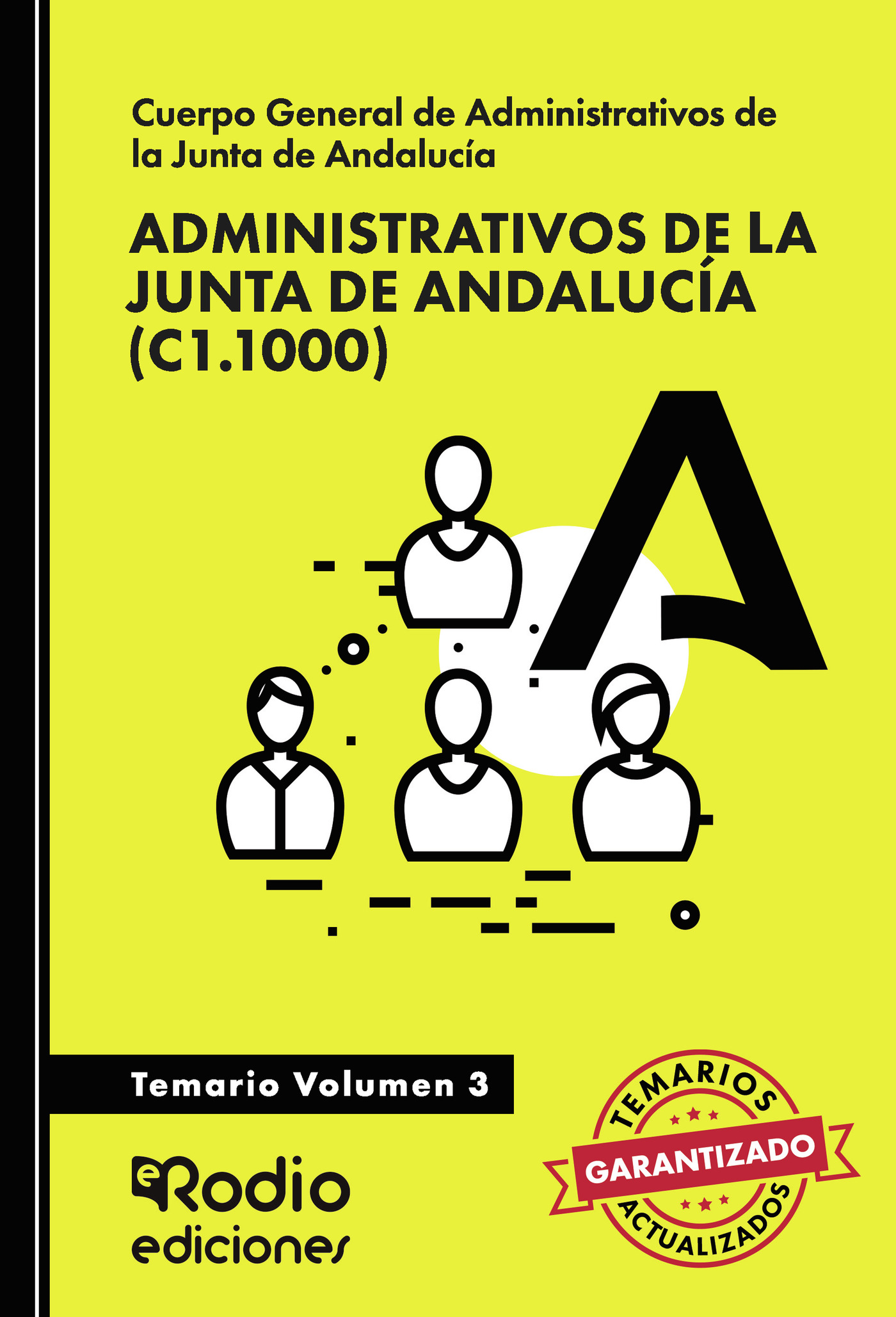 Portada de Cuerpo General de Administrativos (C1.1000). Junta de Andalucía. Volumen 3