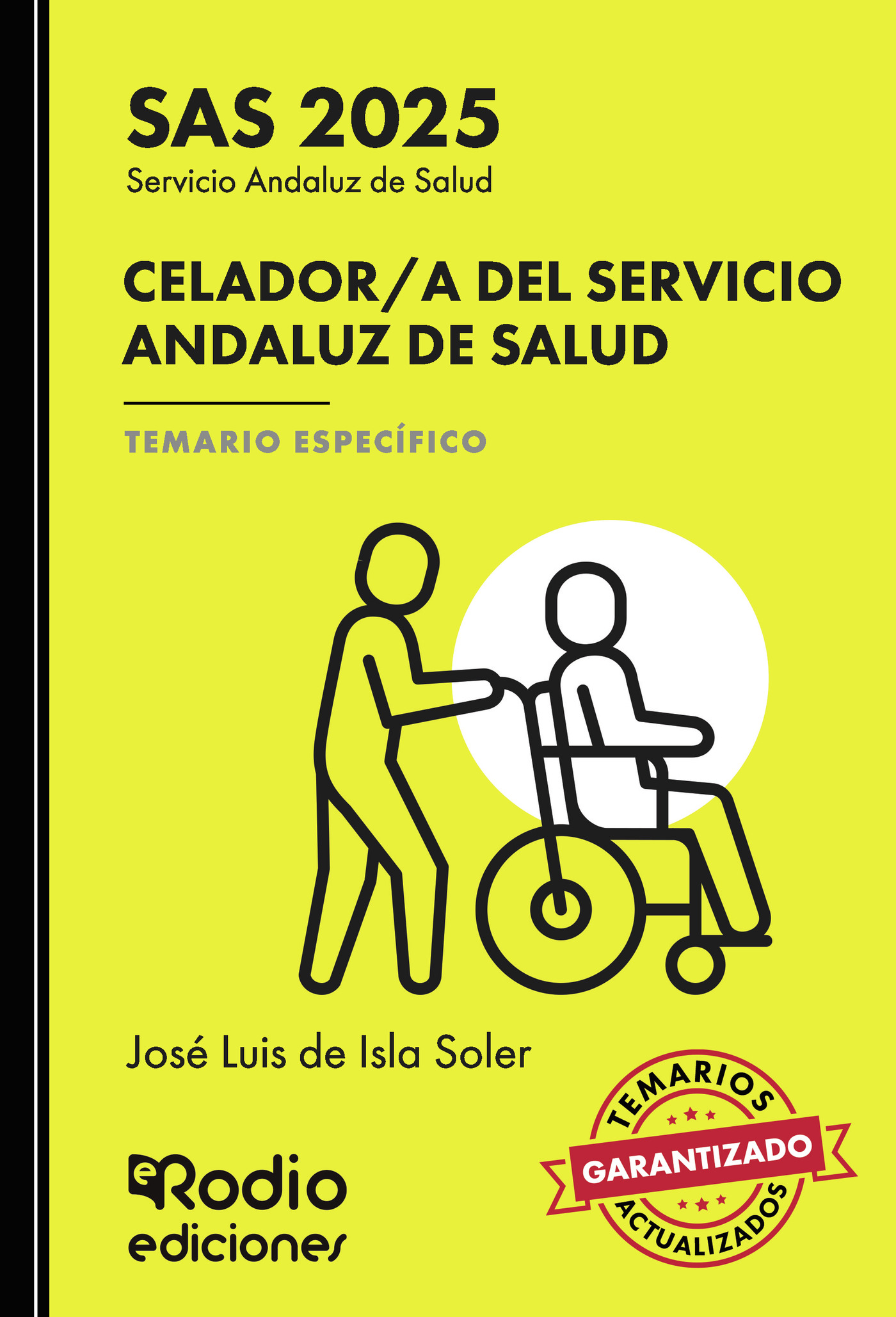 Portada de Celador/a del Servicio Andaluz de Salud. Temario Específico. SAS