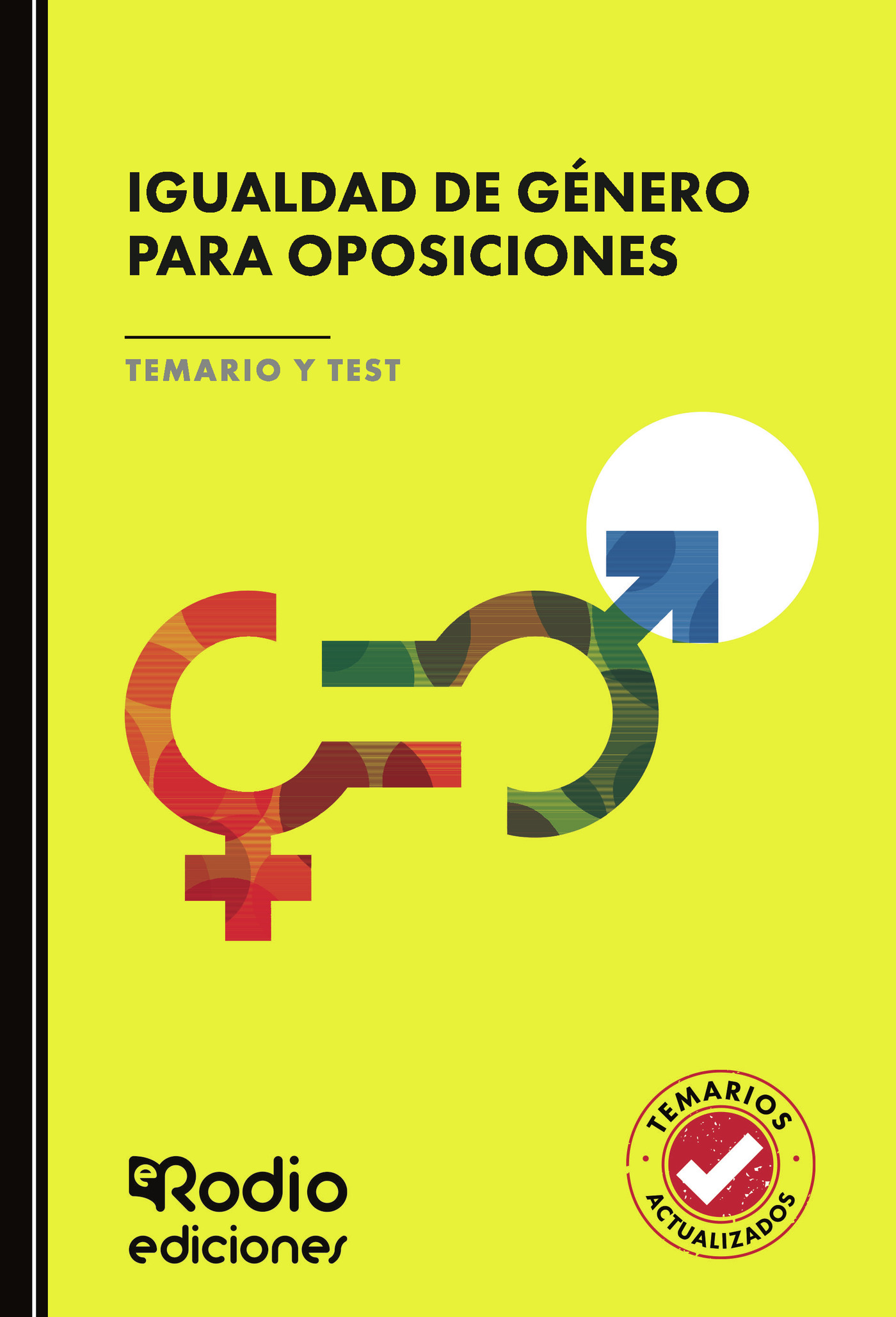 Portada de Igualdad de Género para Oposiciones. Temario y Test