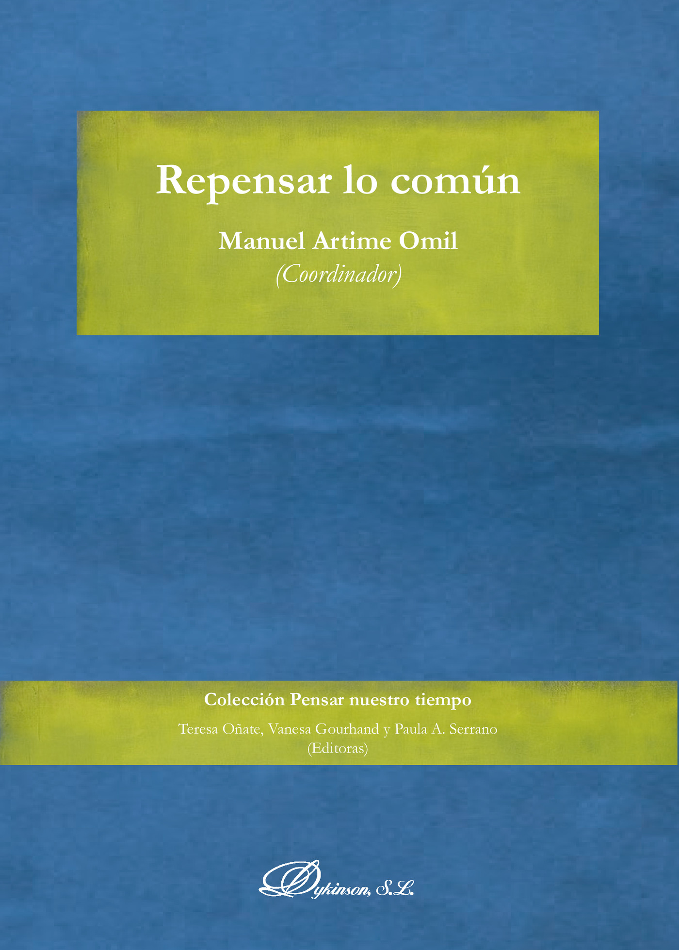 Portada de Repensar lo común.