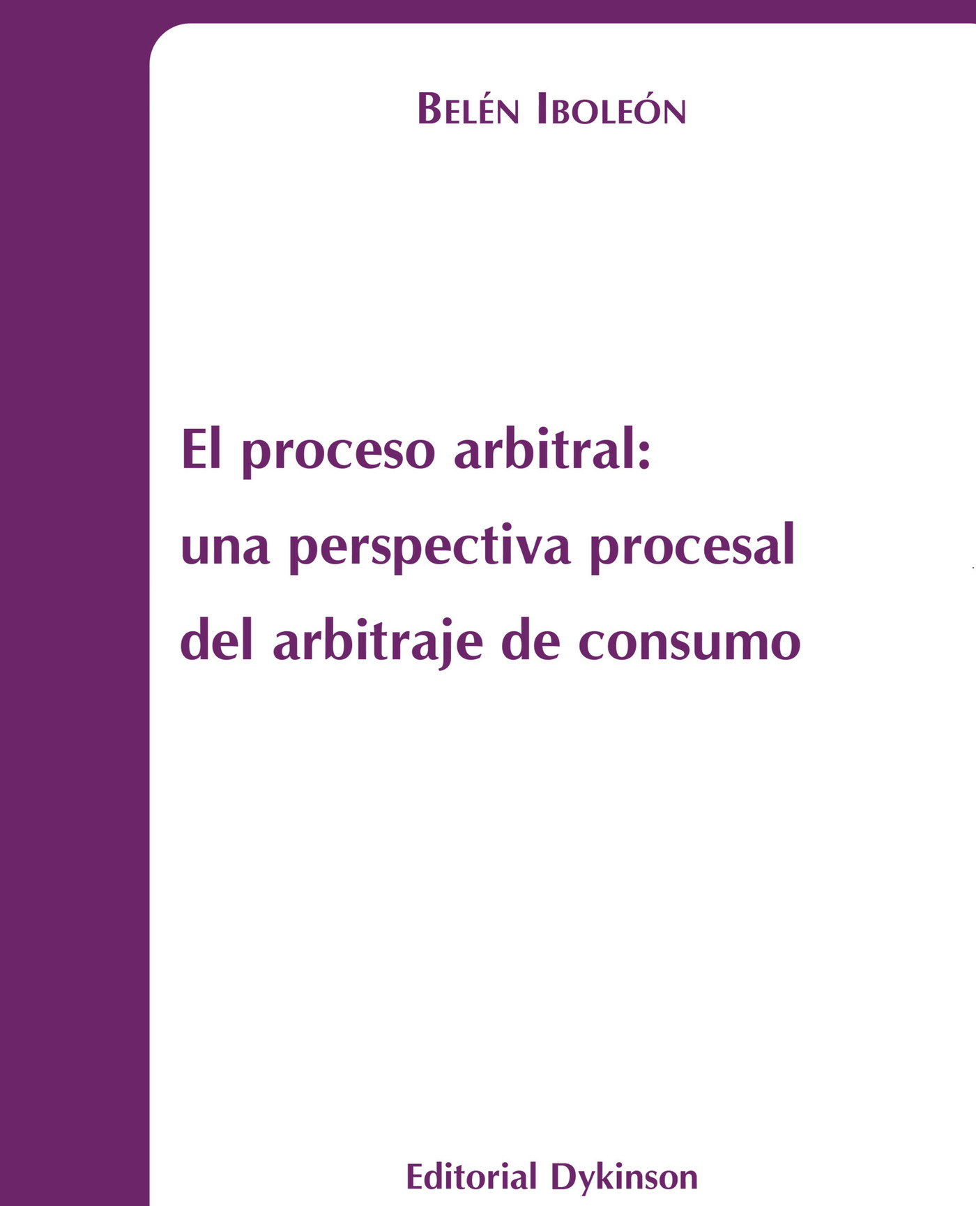 Portada de El proceso arbitral