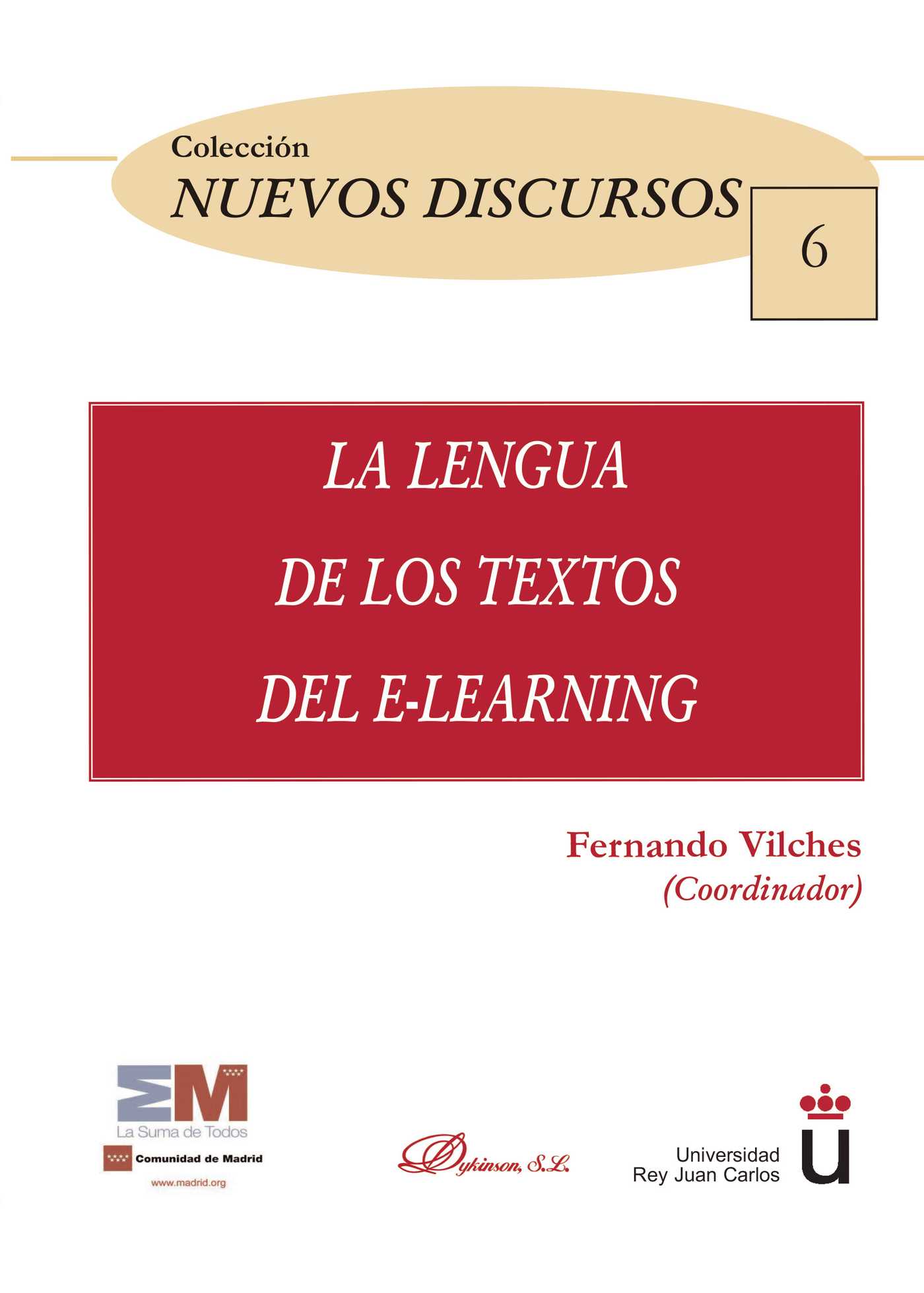 Portada de La lengua de los textos del E-learning