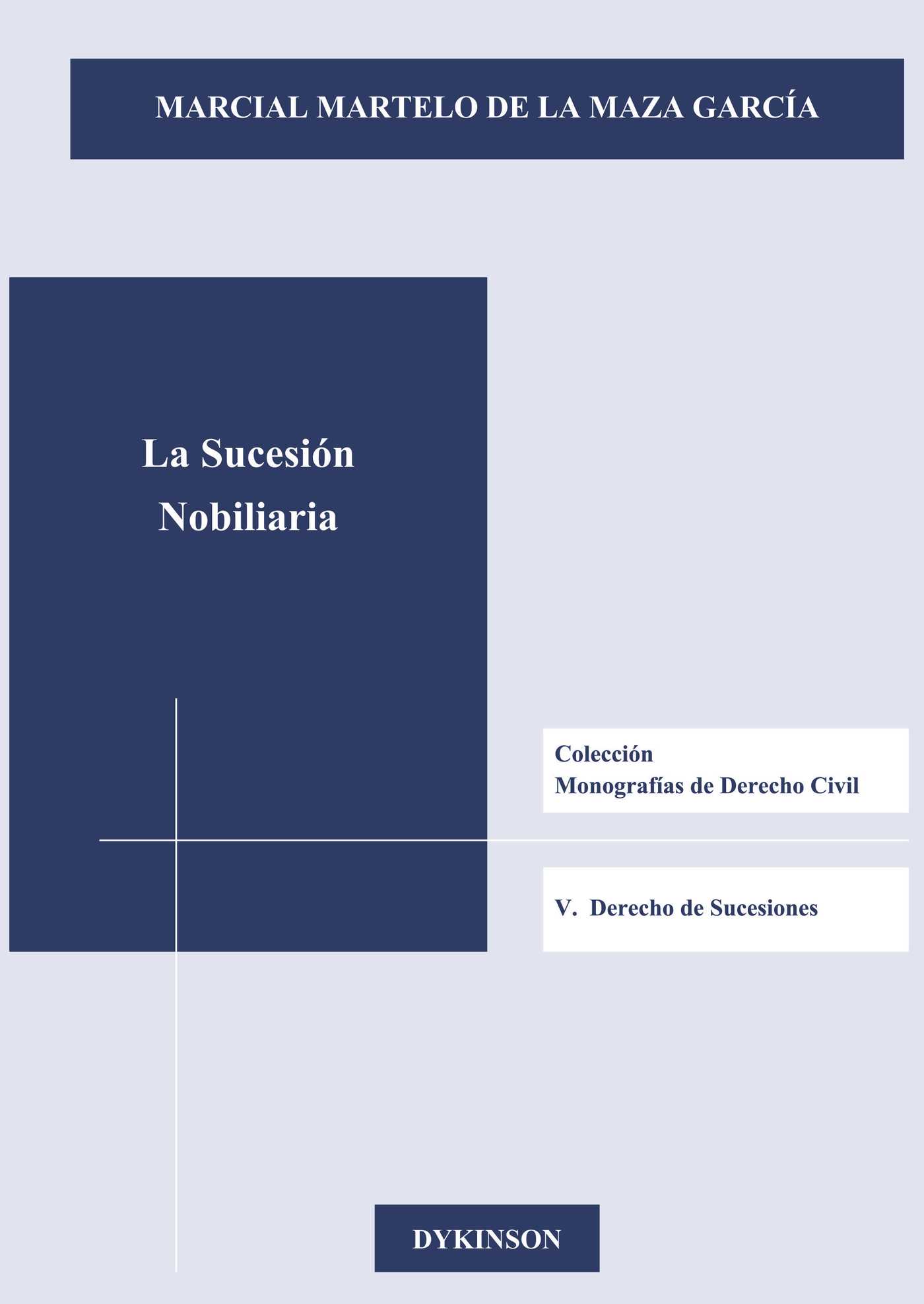 Portada de La sucesión nobiliaria