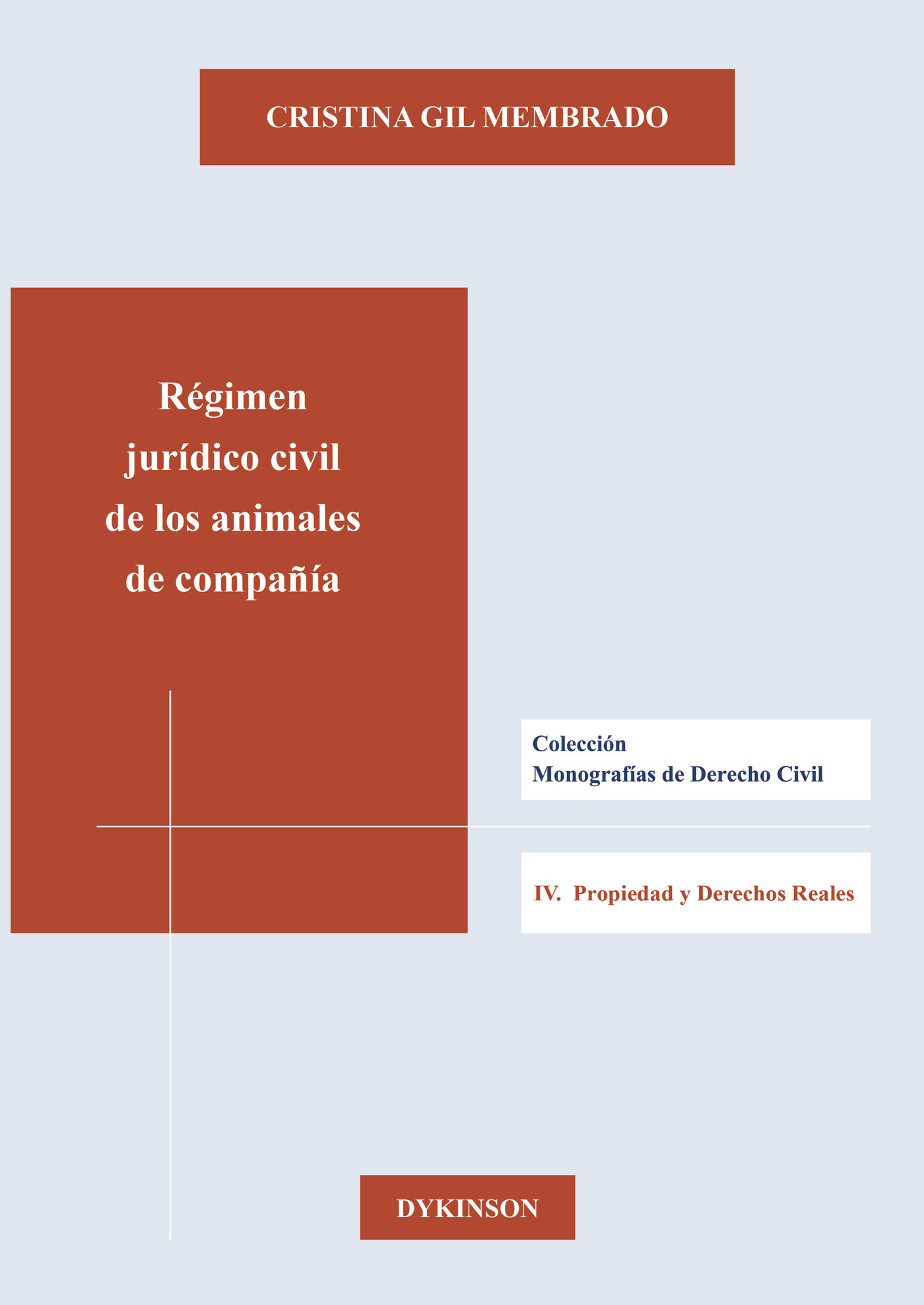 Portada de Régimen jurídico civil de los animales de compañía