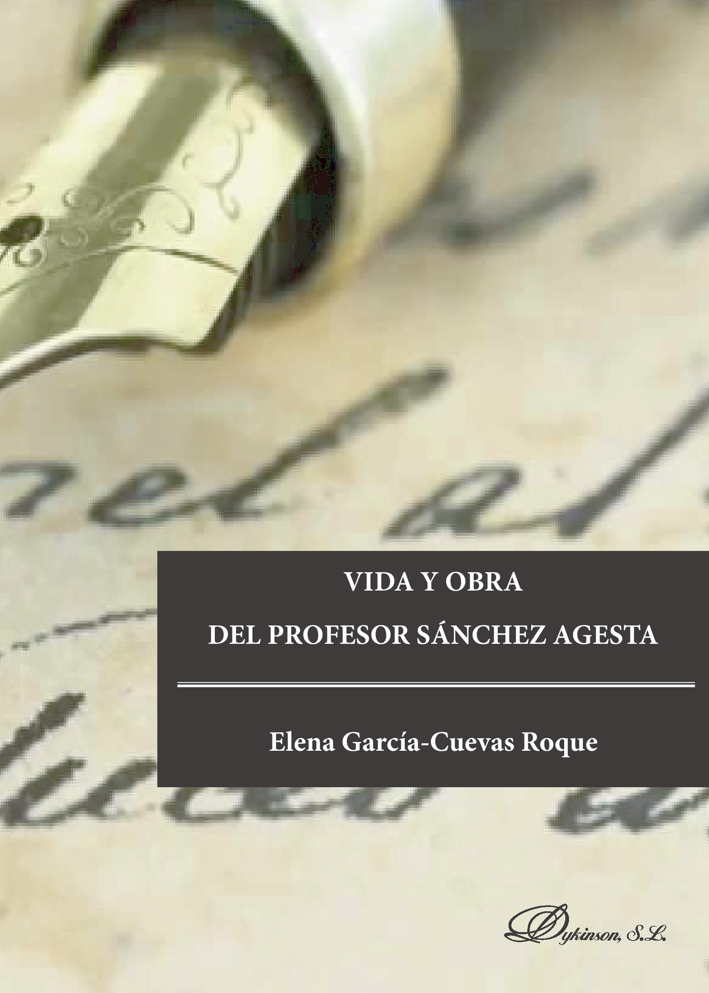 Portada de Vida y obra del Profesor Sánchez Agesta.