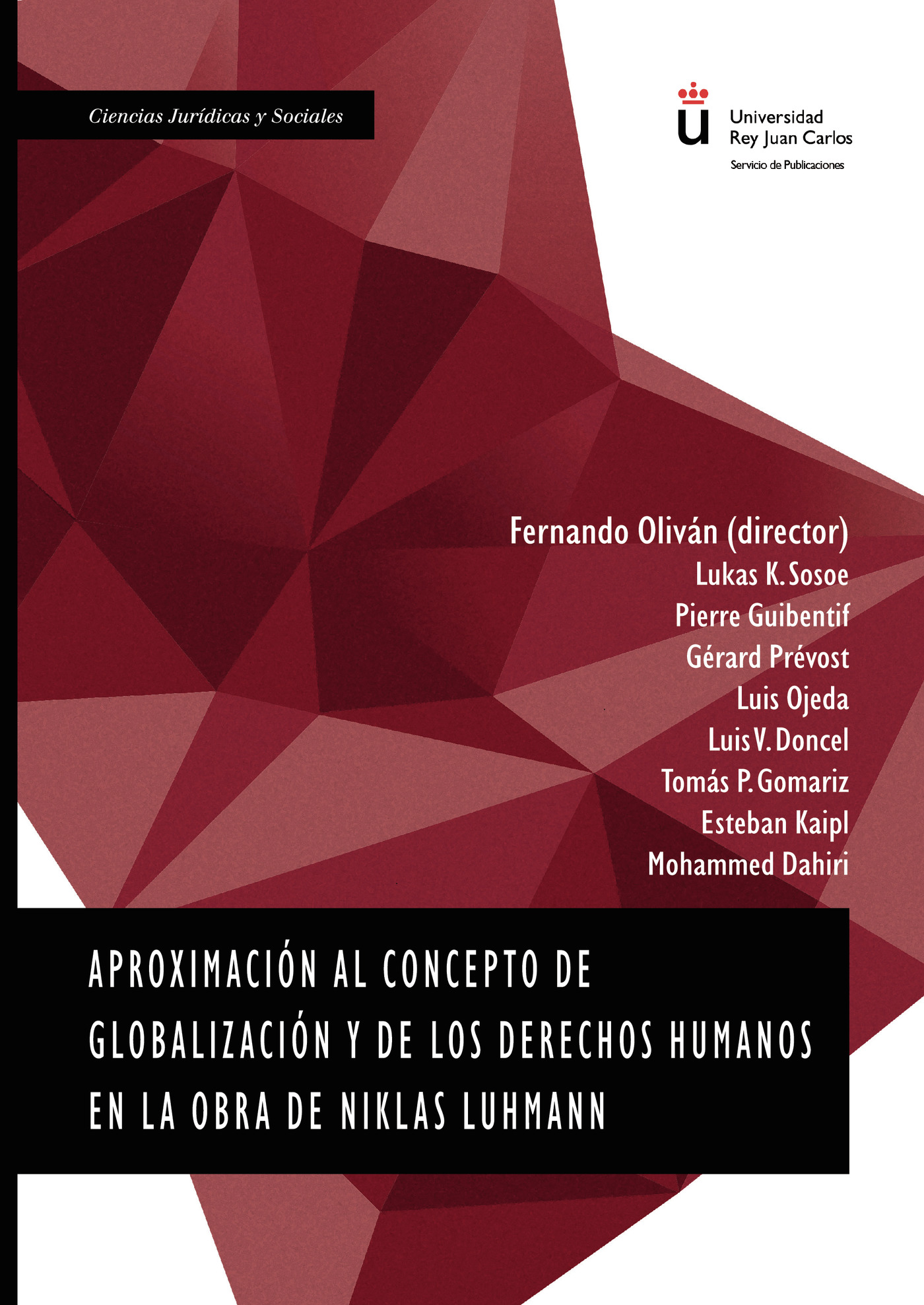 Portada de Aproximación al concepto de globalización y de los derechos humanos en la obra de Niklas Luhmann.