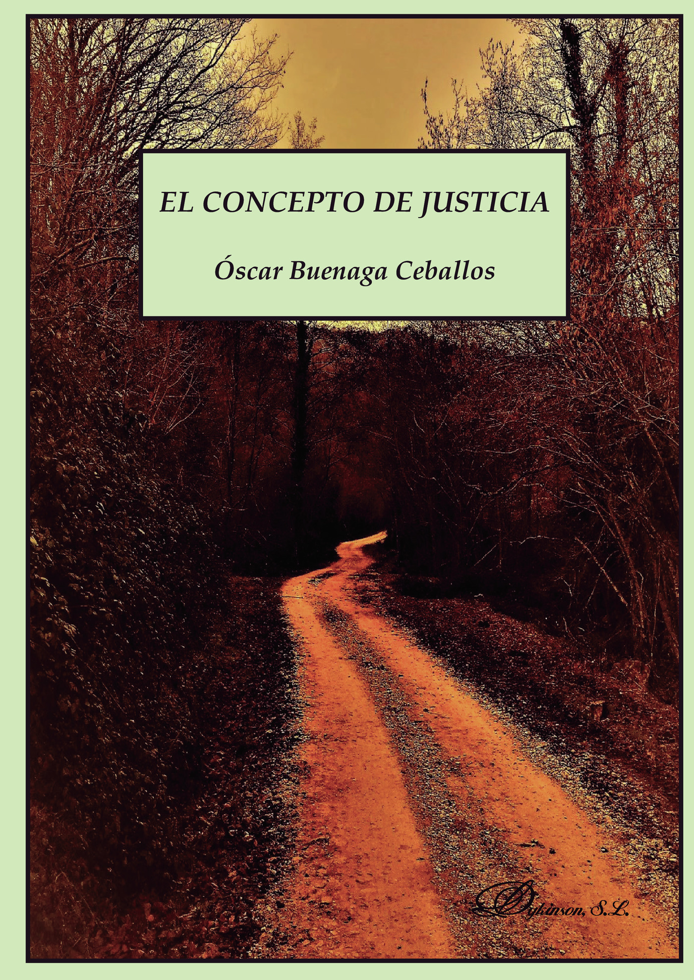 Portada de El concepto de justicia.