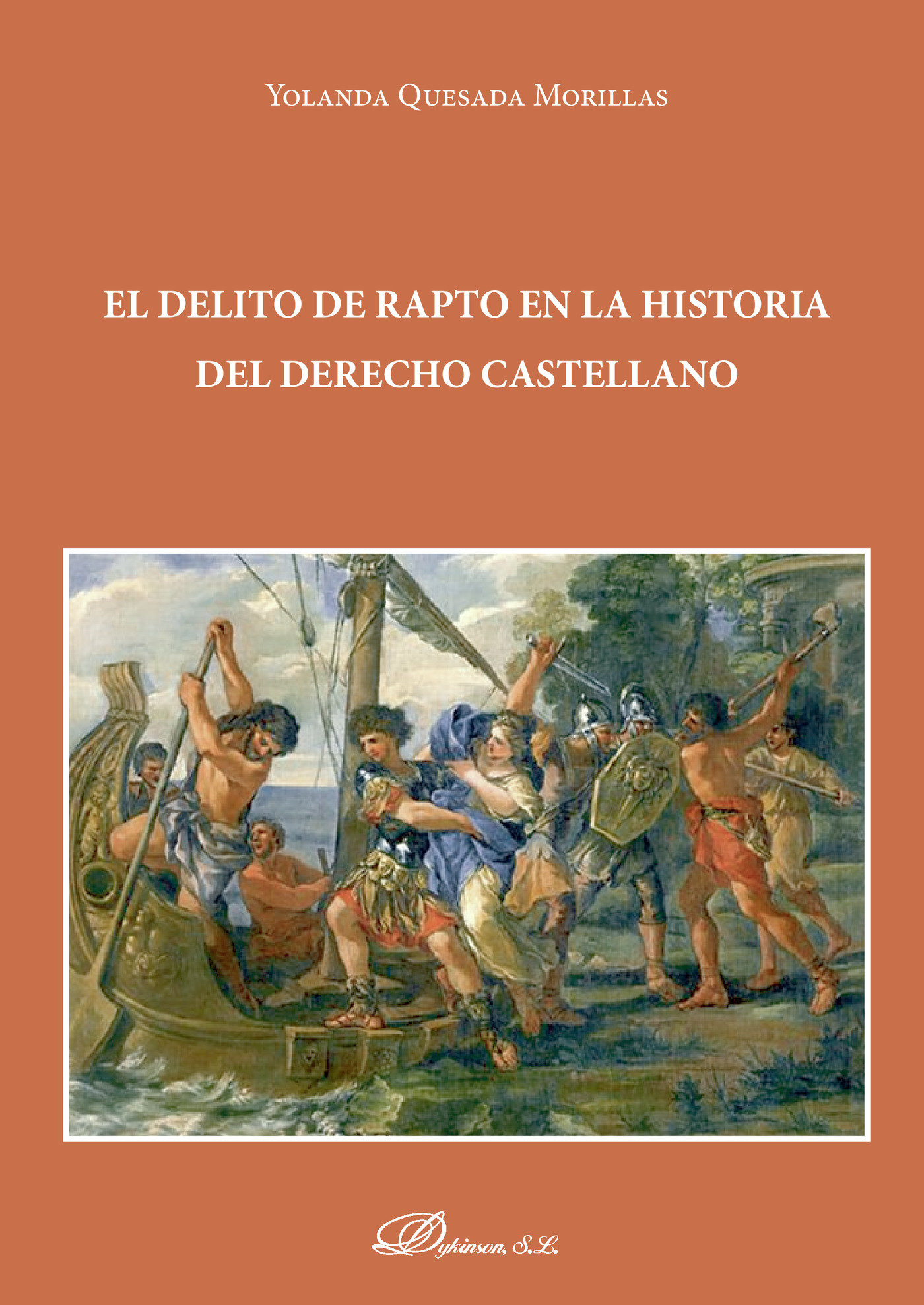 Portada de El delito de rapto en la Historia del Derecho castellano.