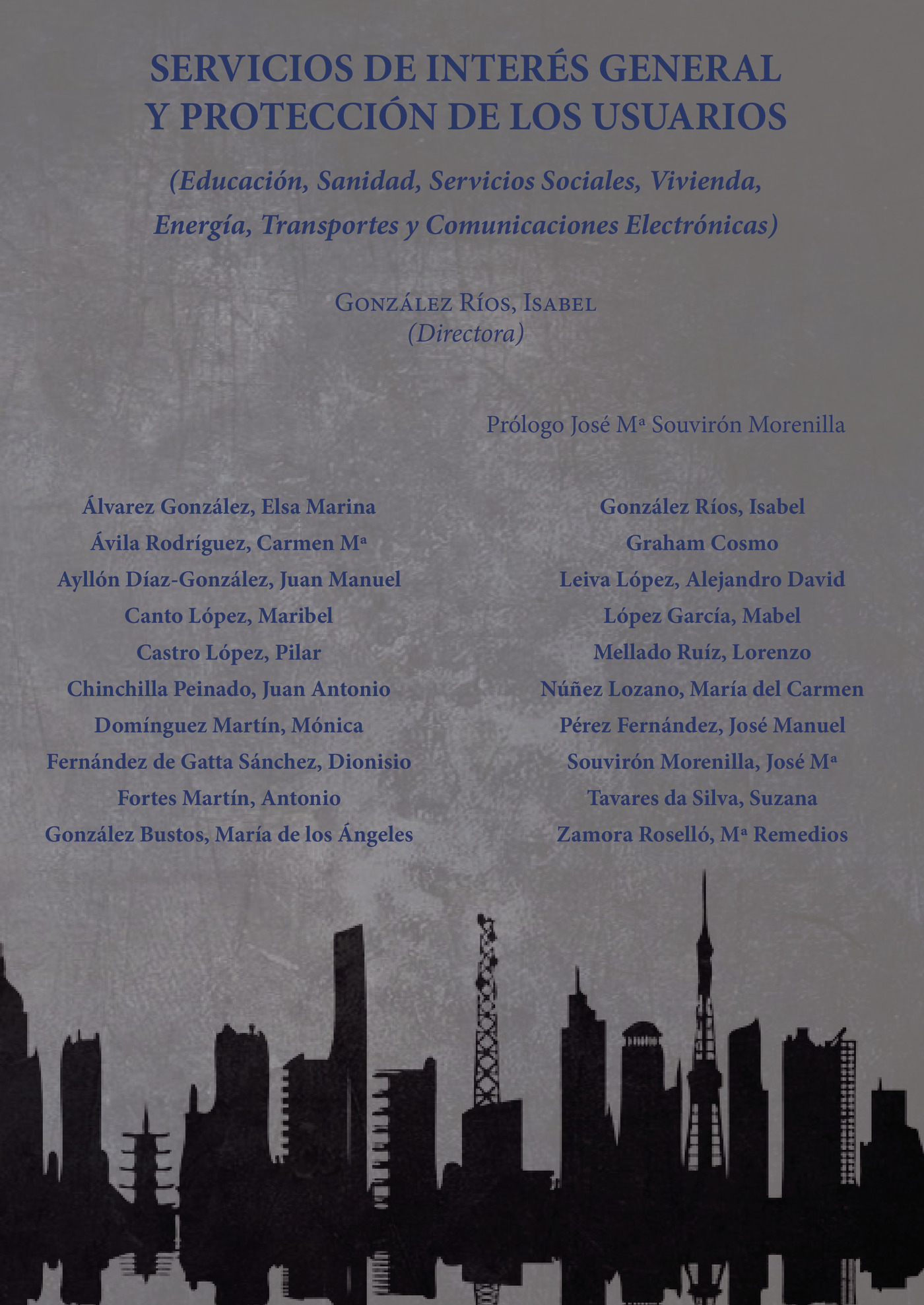 Portada de Servicios de Interés general y protección de los usuarios.Educación, Sanidad, Servicios Sociales, Vivienda, Energía, Transportes y Comunicaciones Electrónicas