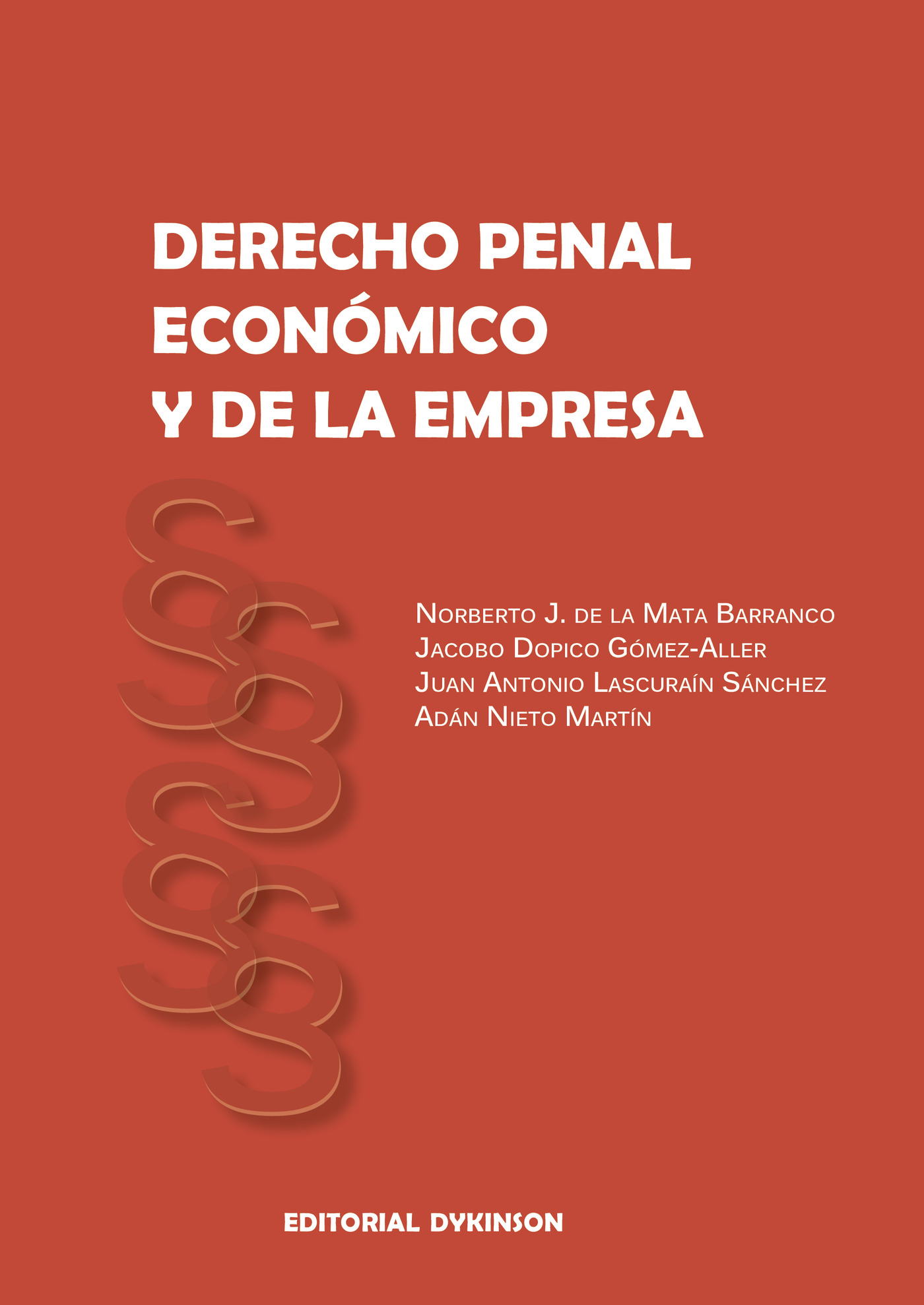 Portada de Derecho penal económico y de la empresa.
