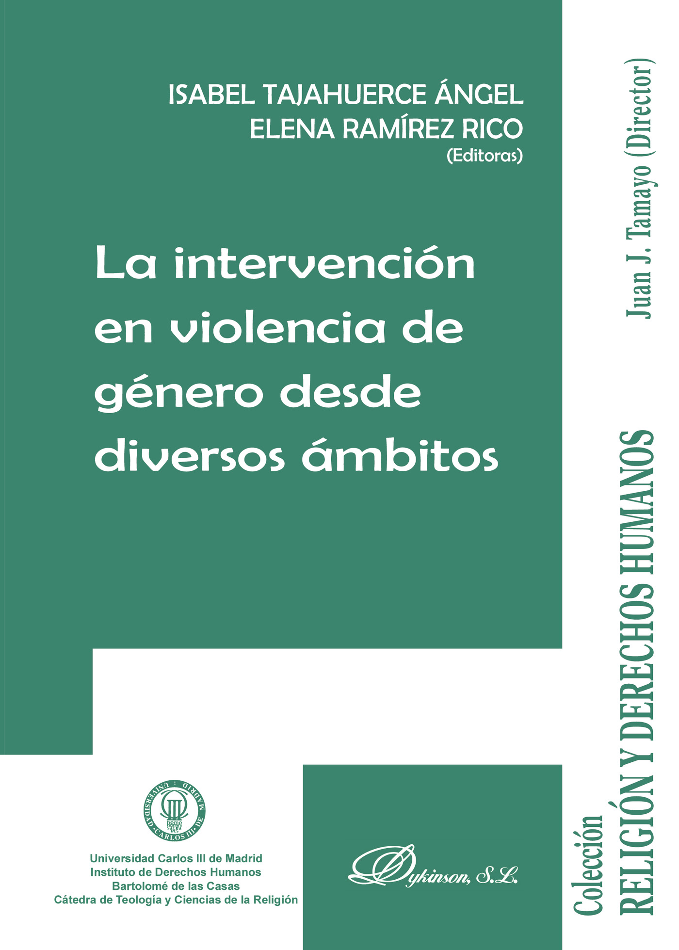 Portada de La intervención en violencia de género desde diversos ámbitos.