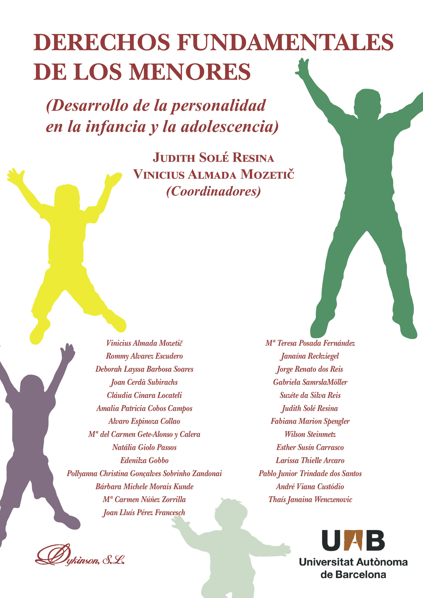Portada de Derechos fundamentales de los menores.Desarrollo de la personalidad en la infancia y la adolescencia