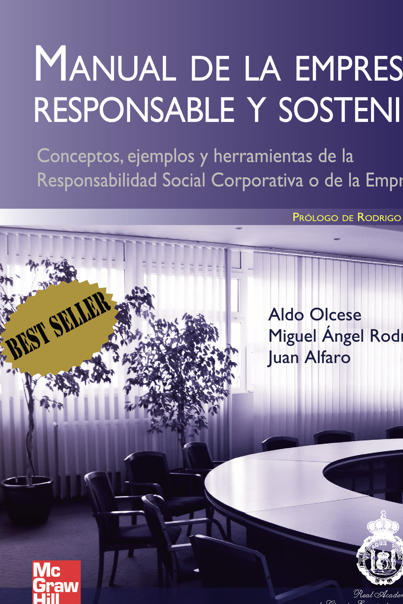 Portada de Manual de la Empresa Responsable y Sostenible. Conceptos y herramientas de la Responsabilidad Social Corporativa o de la Empresa