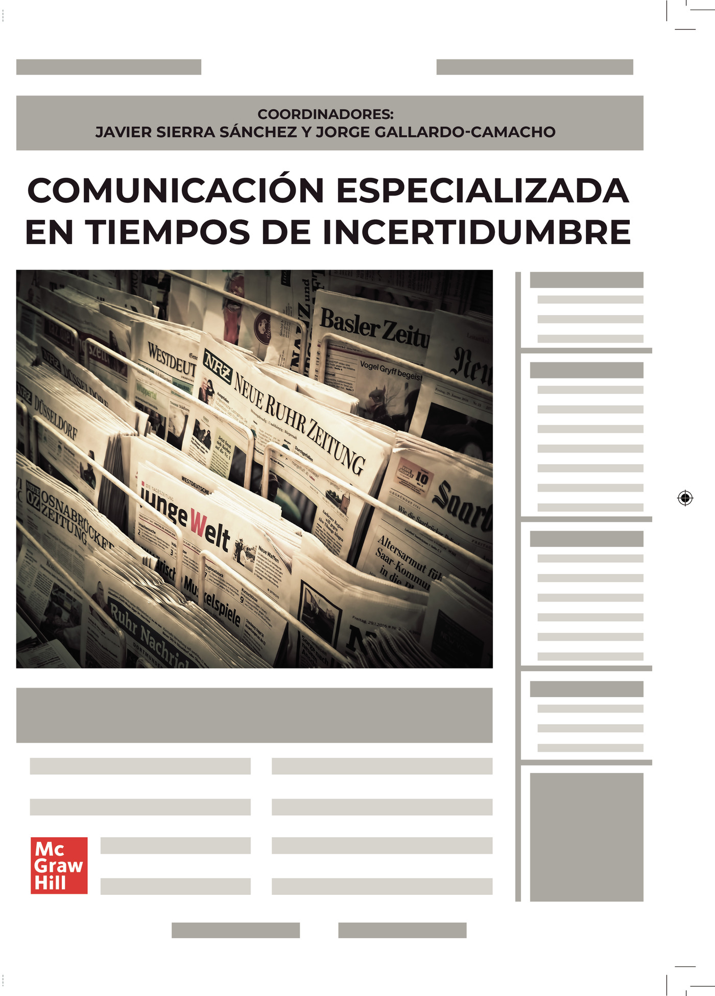 Portada de Comunicación especializada en tiempos de incertidumbre
