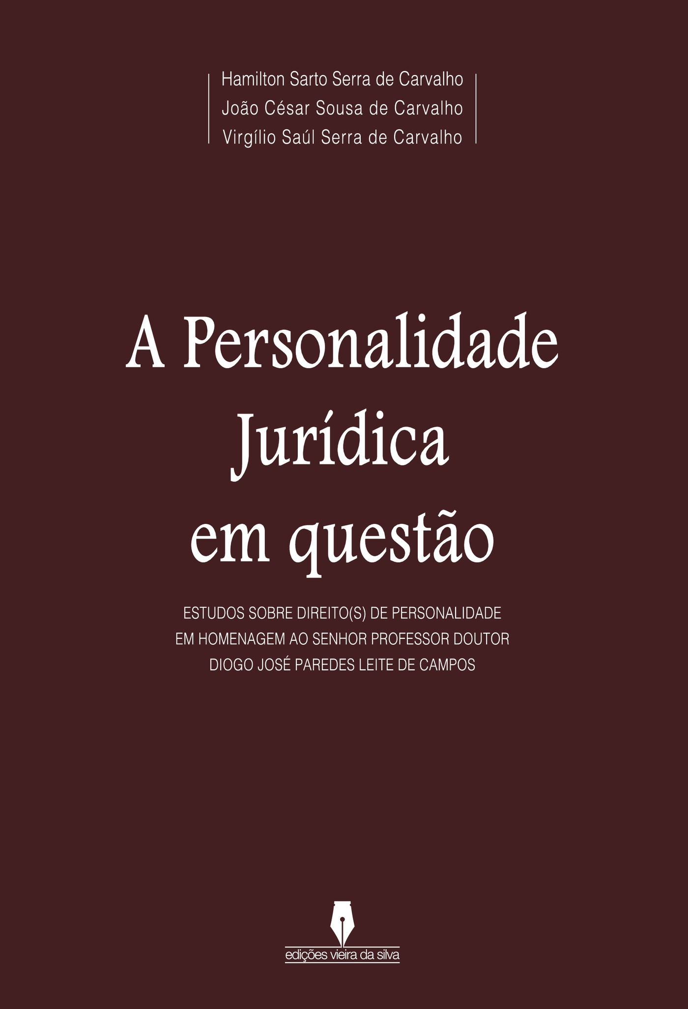 Portada de A PERSONALIDADE JURÍDICA EM QUESTÛÉO