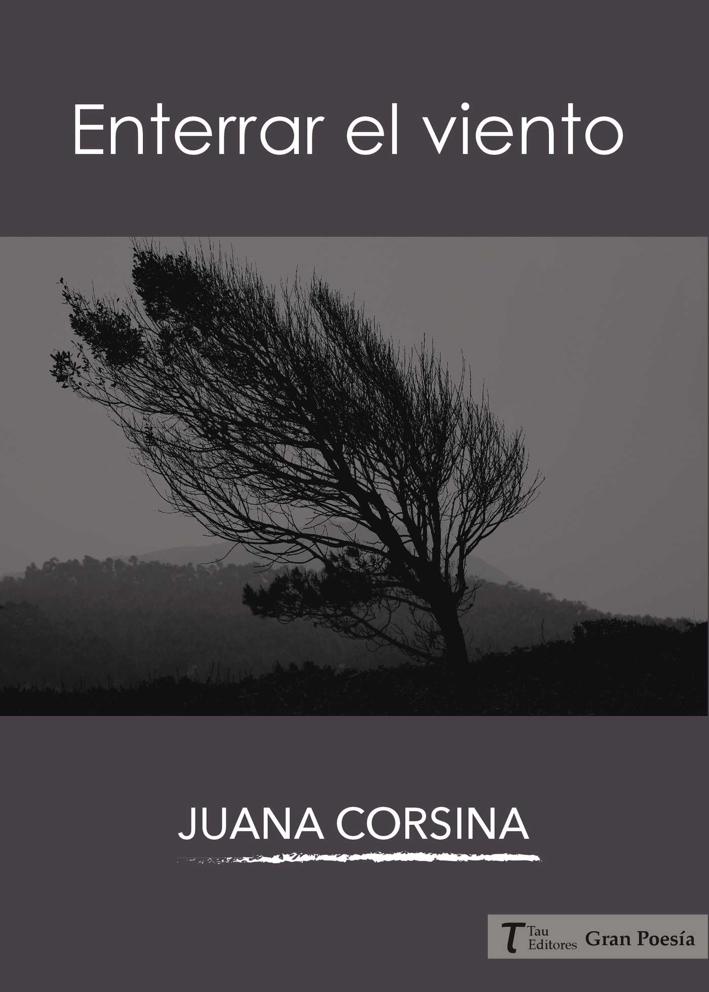 Portada de ENTERRAR EL VIENTO · Juana Corsina González-Fraga