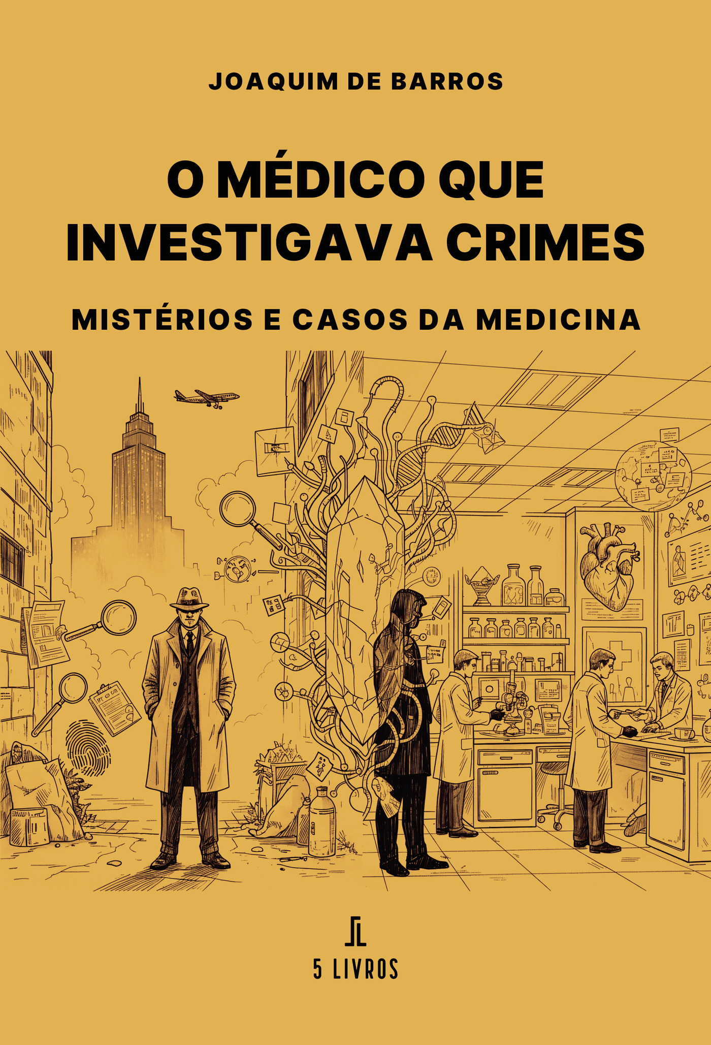 Portada de O médico que investigava crimes