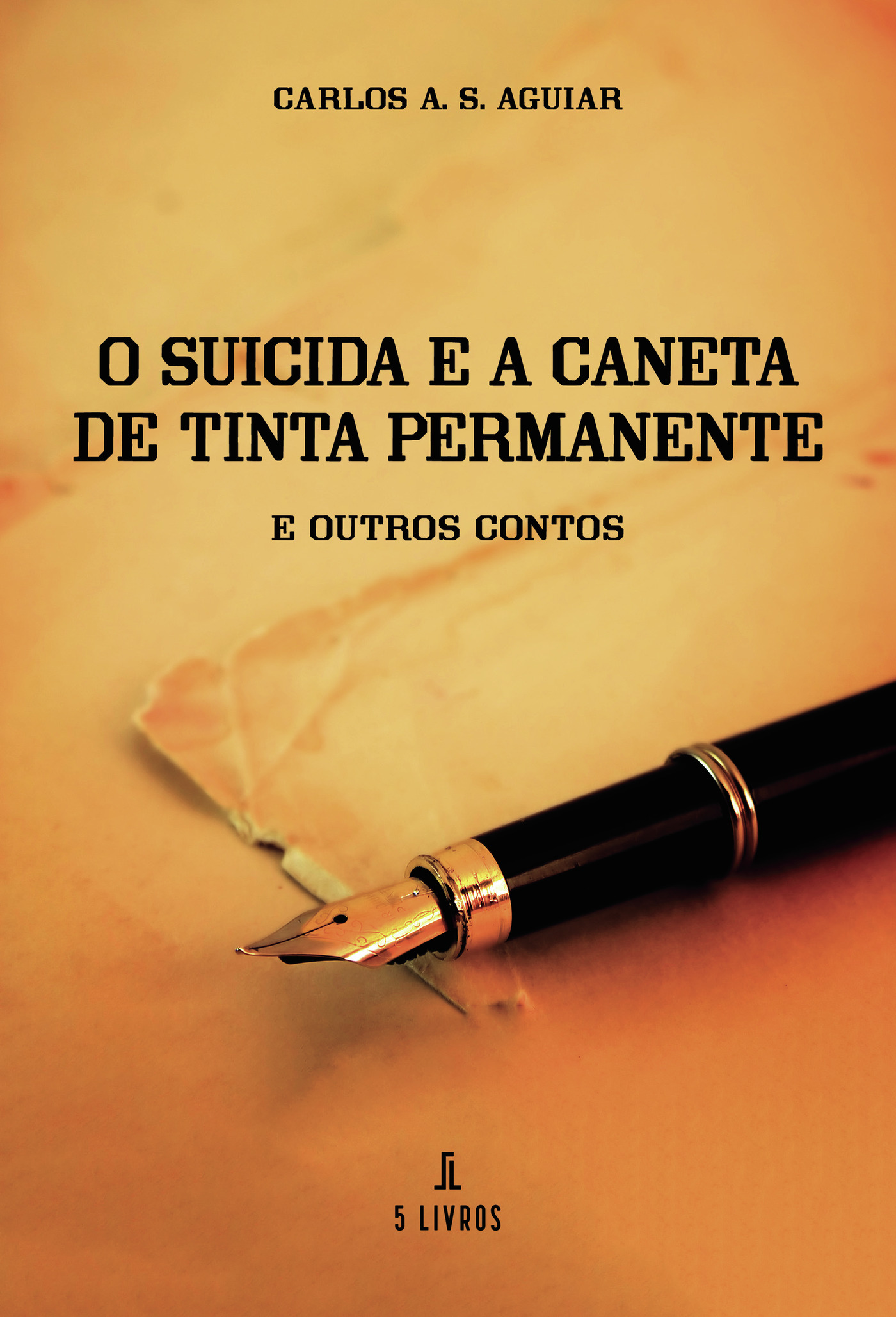 Portada de O suicida e a caneta de tinta permanente