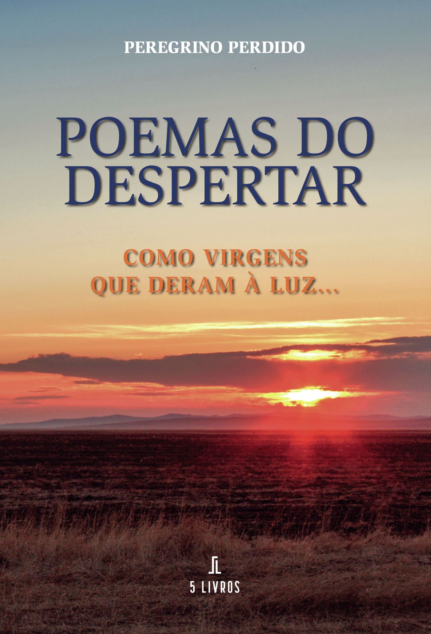 Portada de Poemas do Despertar · Marcos Canjongo (Peregrino Perdido)