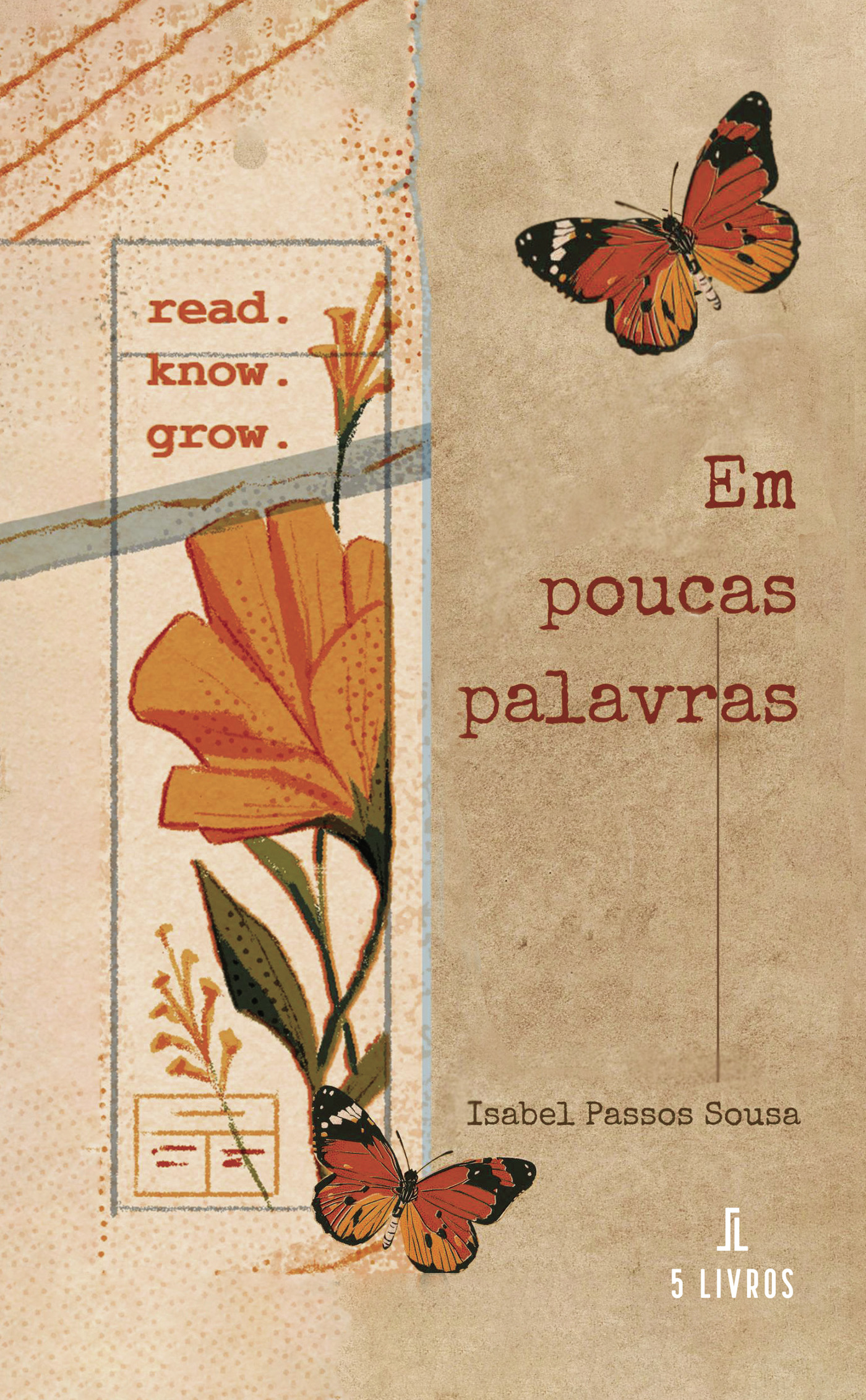 Portada de Em Poucas Palavras