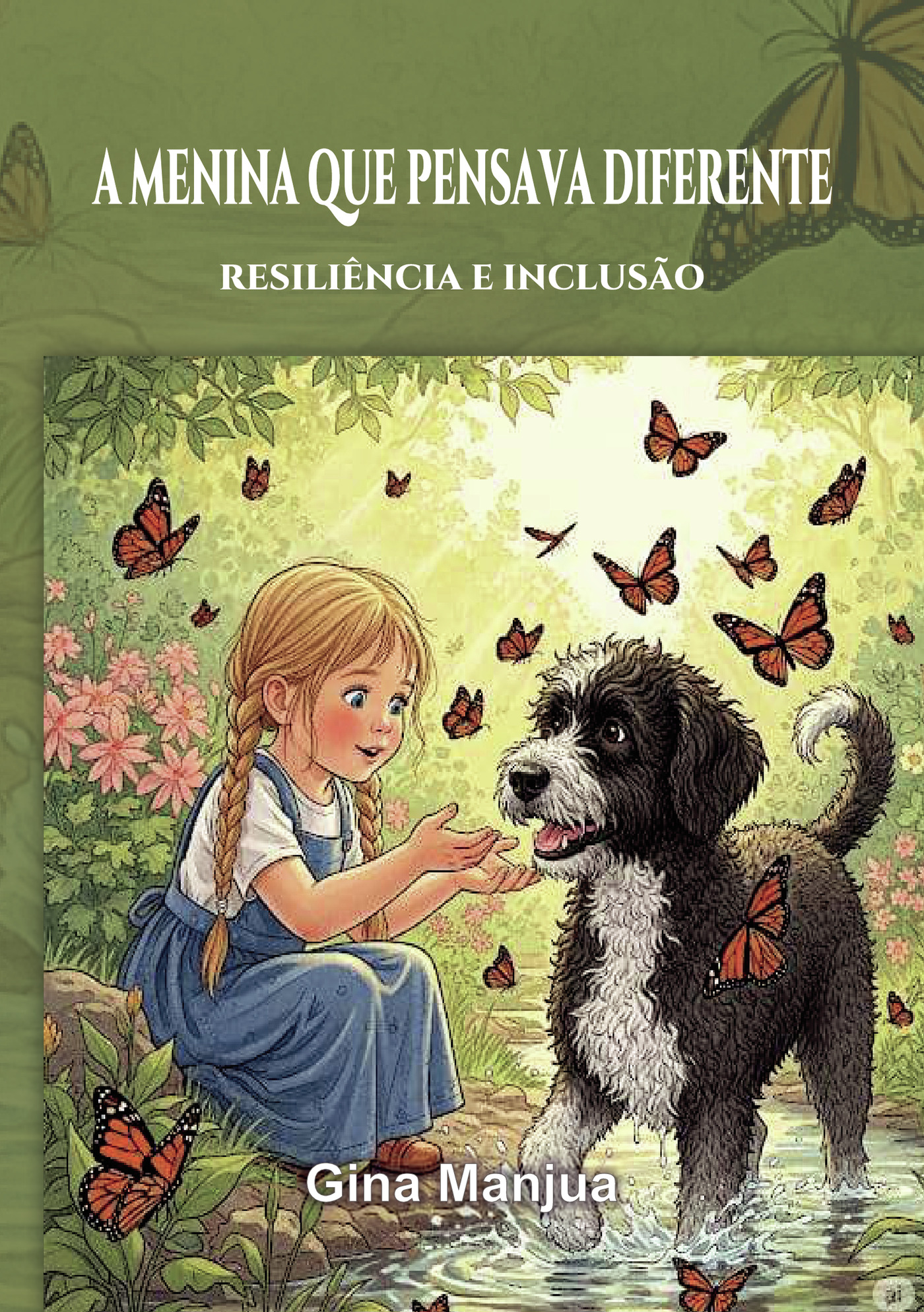 Portada de A menina que pensava diferente