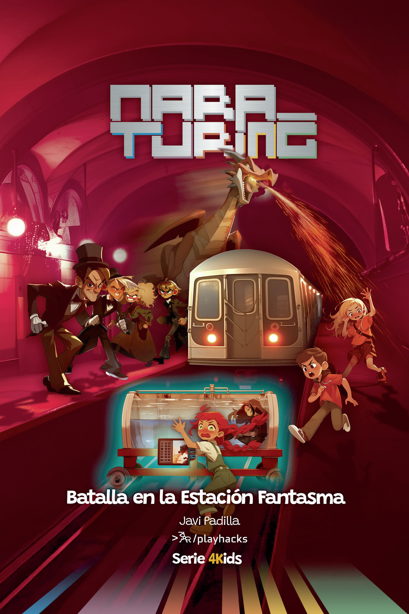 Portada de Batalla en la Estación Fantasma (Serie 4Kids)