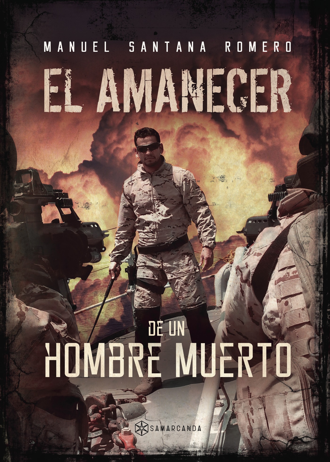Portada de El amanecer de un hombre muerto · Manuel Santana Romero