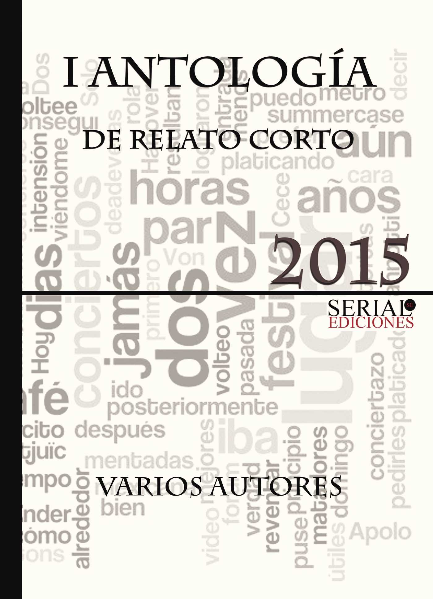 Portada de 1ª Antología de relato corto · Varios Autores