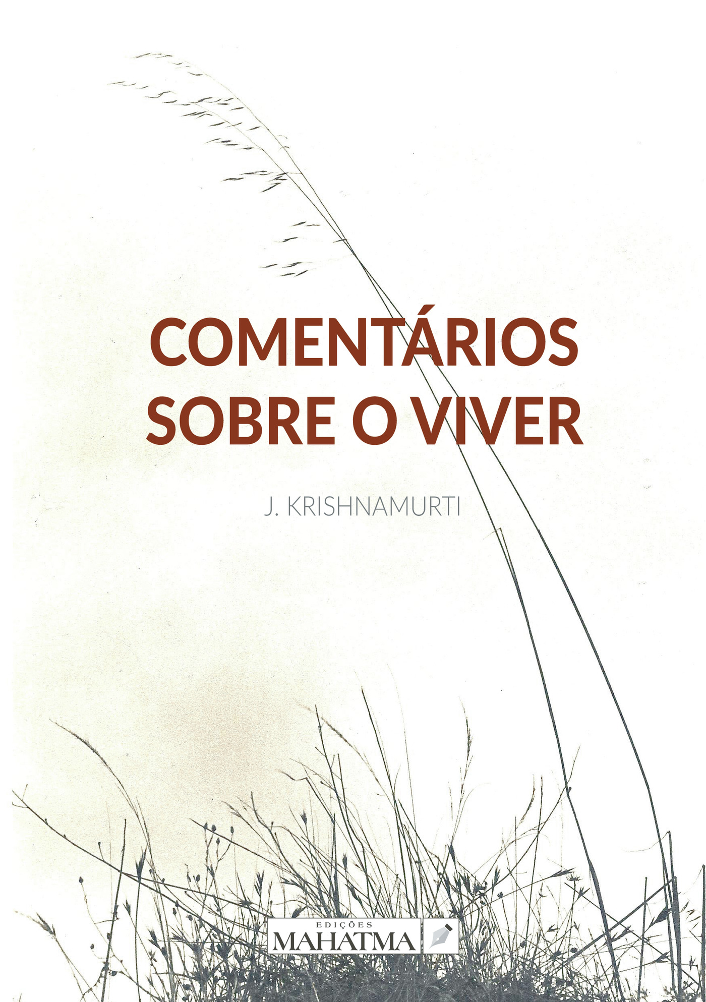 Portada de COMENTÁRIOS SOBRE O VIVER · J. KRISHNAMURTI