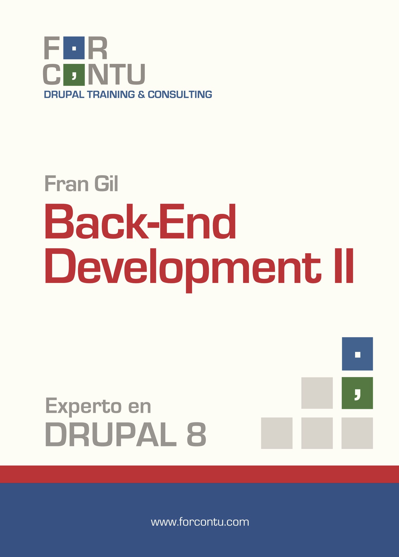 Portada de Experto en Drupal 8 Back-End Development II