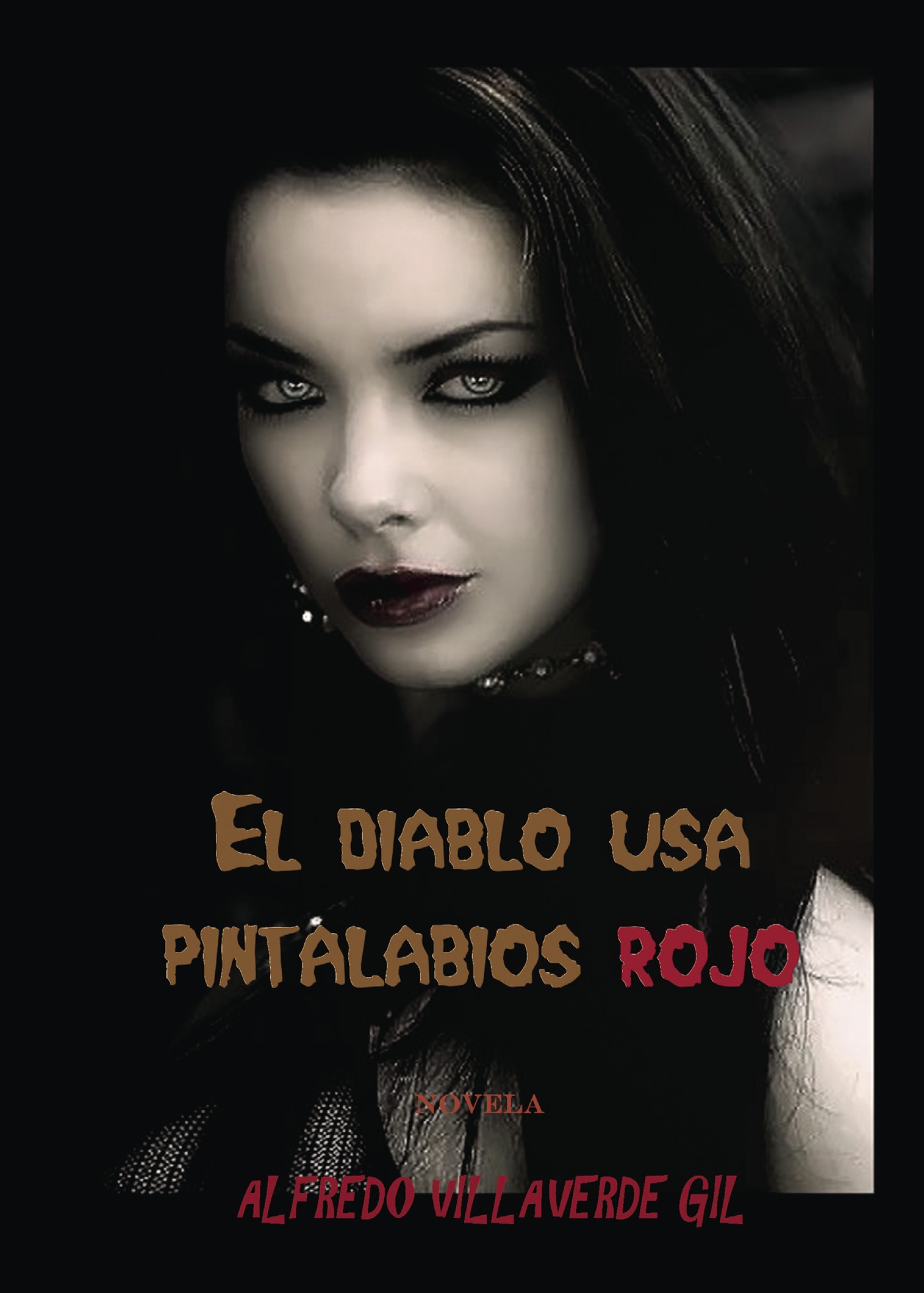 Portada de El diablo usa pintalabios rojo