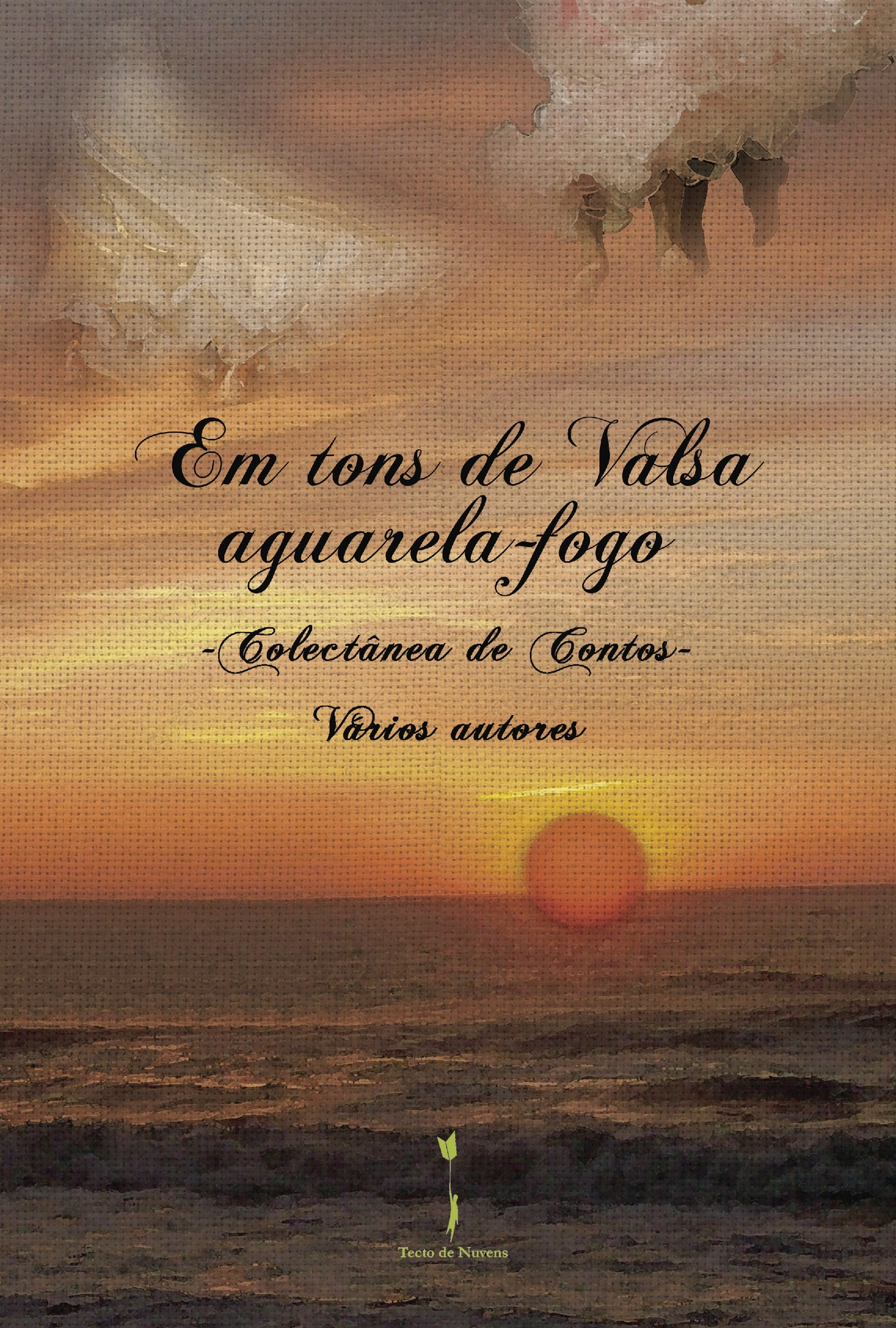 Portada de Em tons de Valsa aguarela-fogo